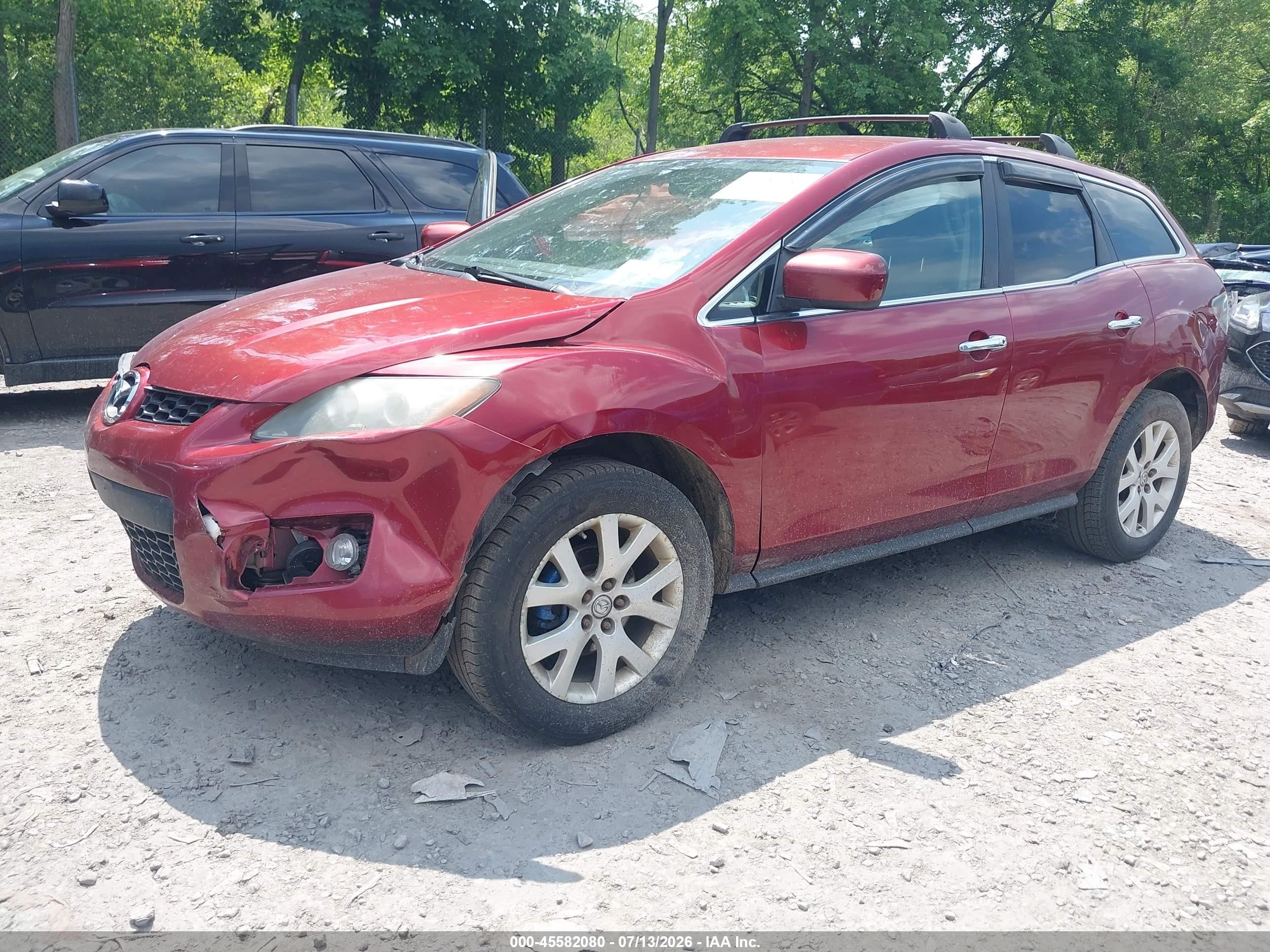 2008 Mazda Cx-7 Grand Touring Maroon vin: JM3ER293780175031
