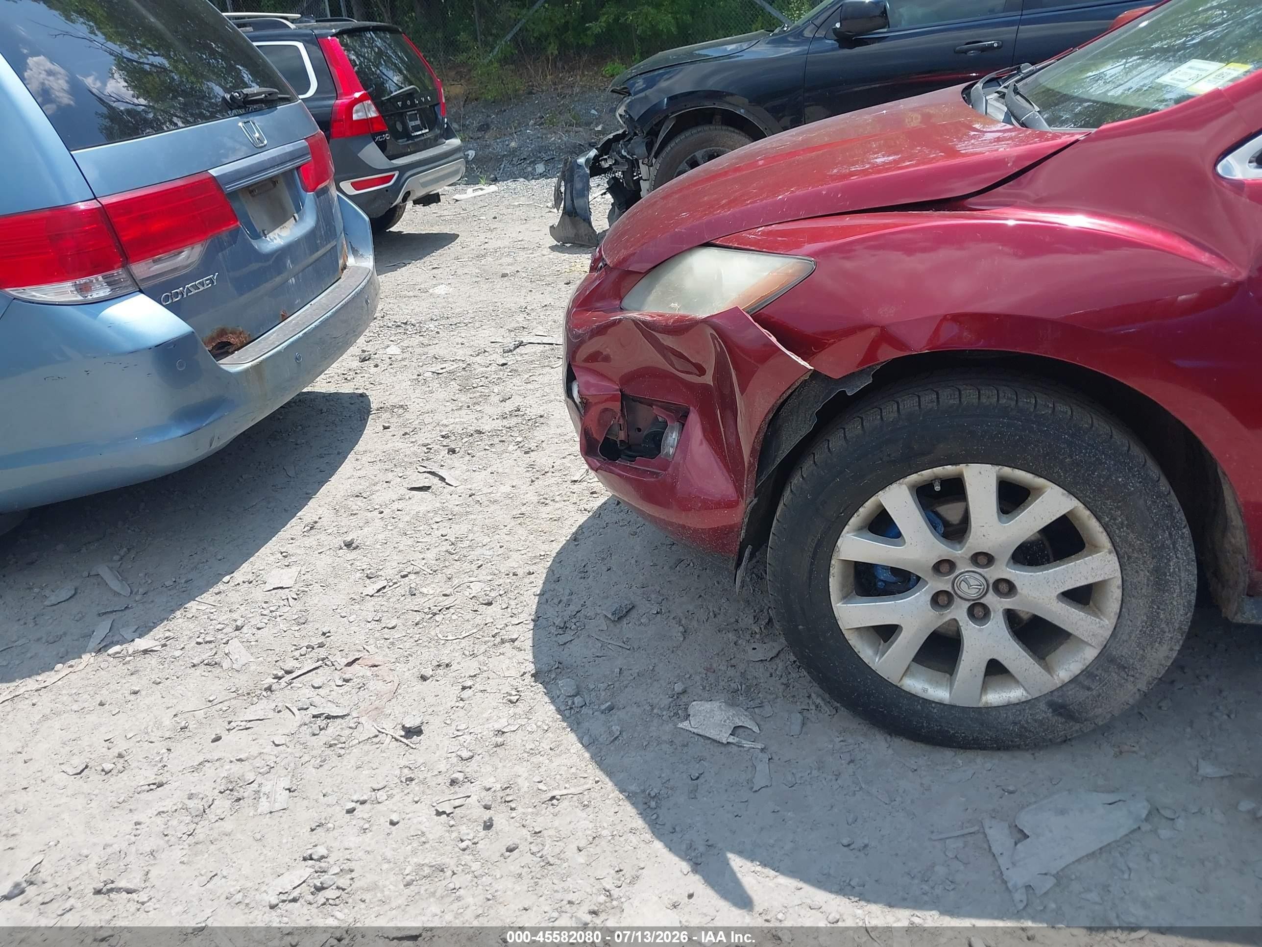 2008 Mazda Cx-7 Grand Touring Maroon vin: JM3ER293780175031