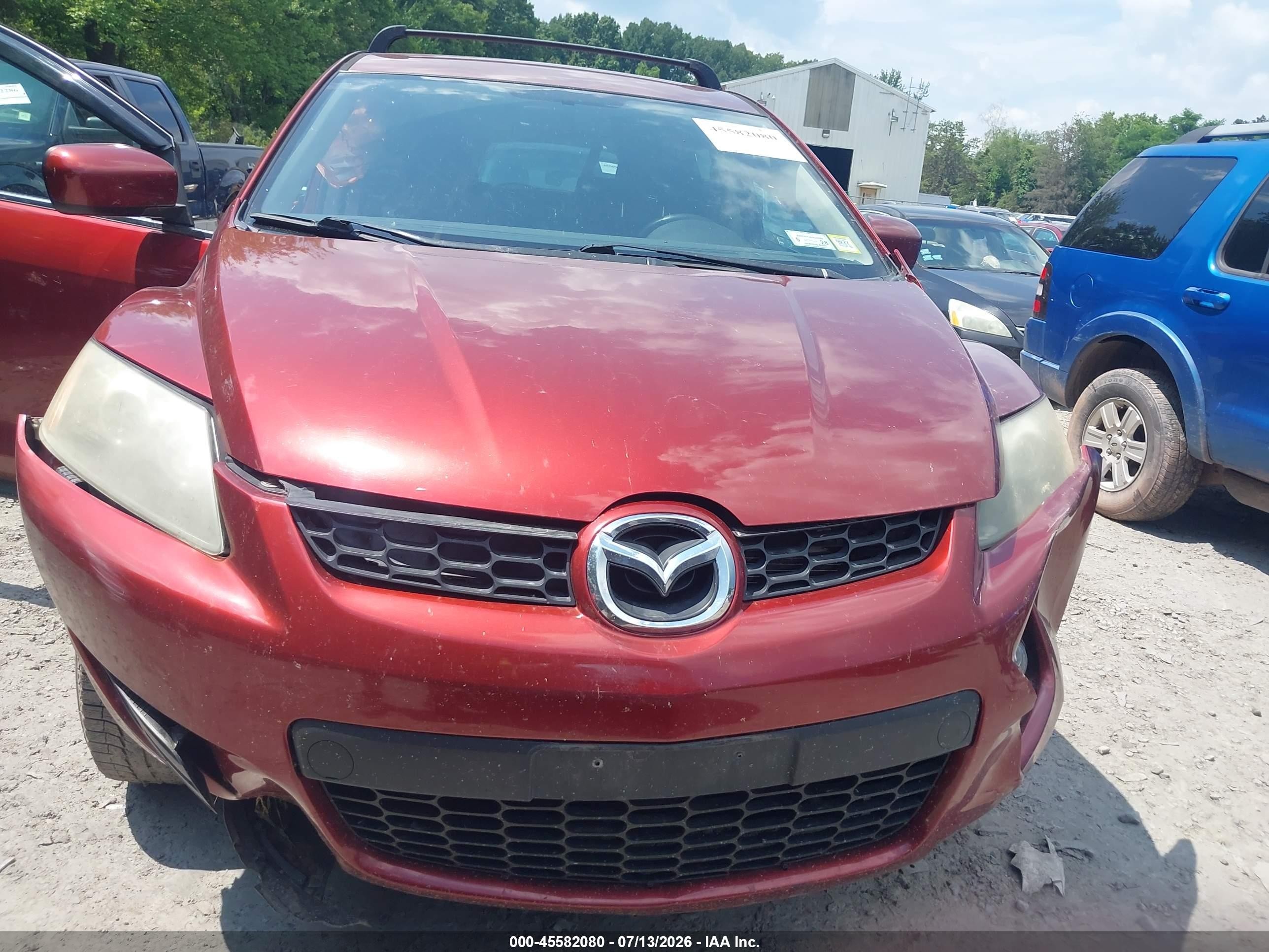 2008 Mazda Cx-7 Grand Touring Maroon vin: JM3ER293780175031