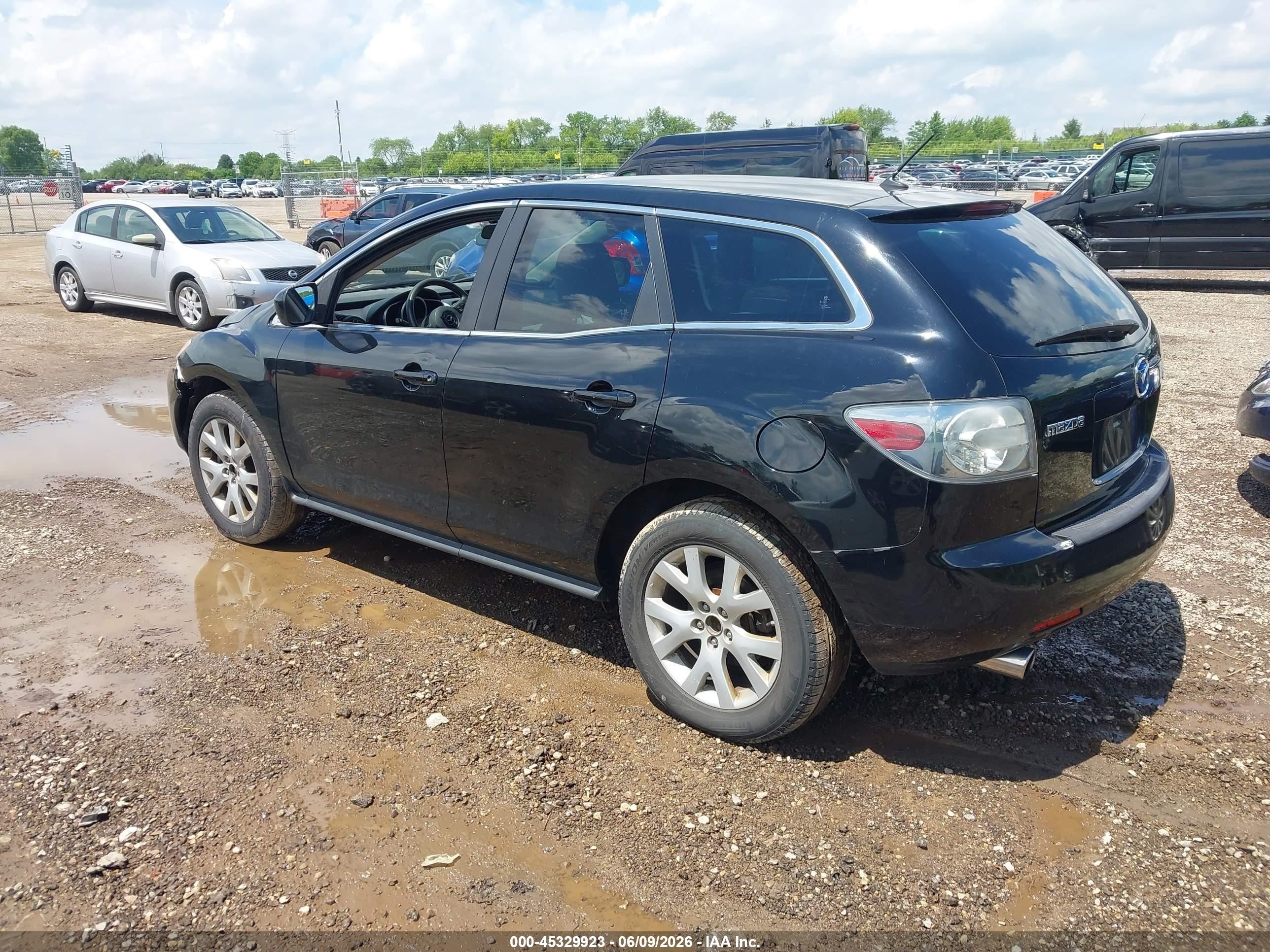 2008 Mazda Cx-7 Sport Black vin: JM3ER293780193366
