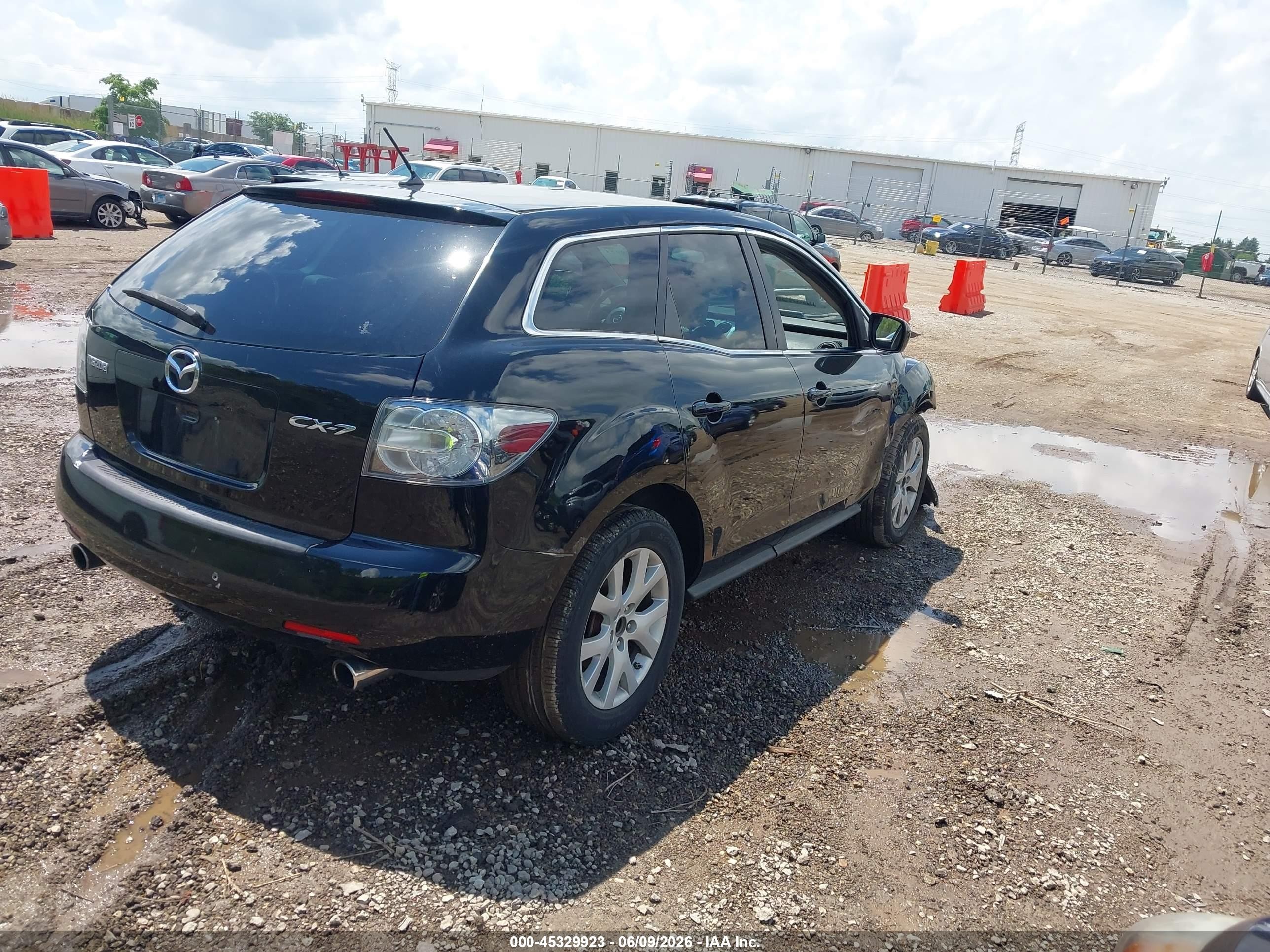 2008 Mazda Cx-7 Sport Black vin: JM3ER293780193366