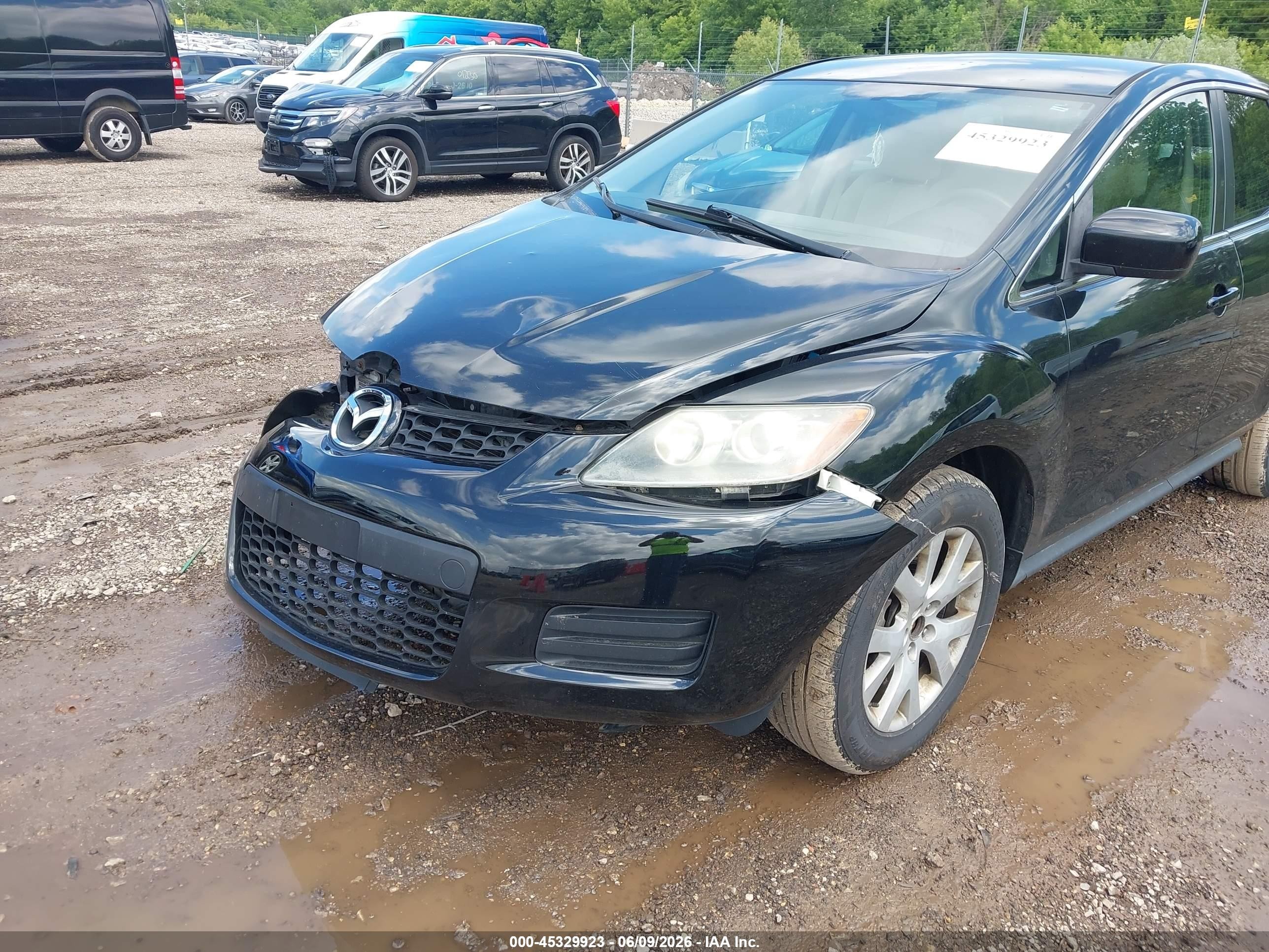 2008 Mazda Cx-7 Sport Black vin: JM3ER293780193366