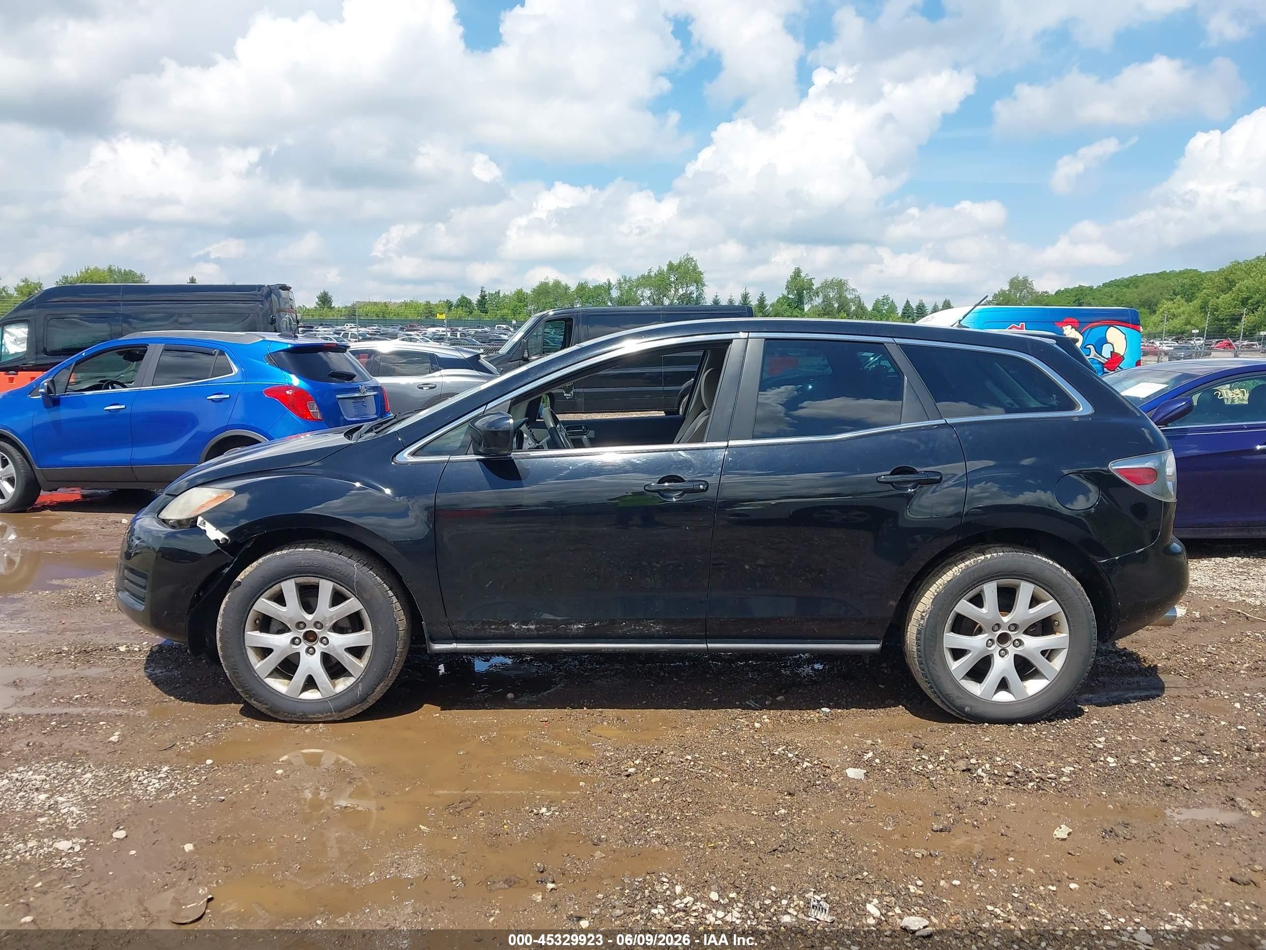 2008 Mazda Cx-7 Sport Black vin: JM3ER293780193366