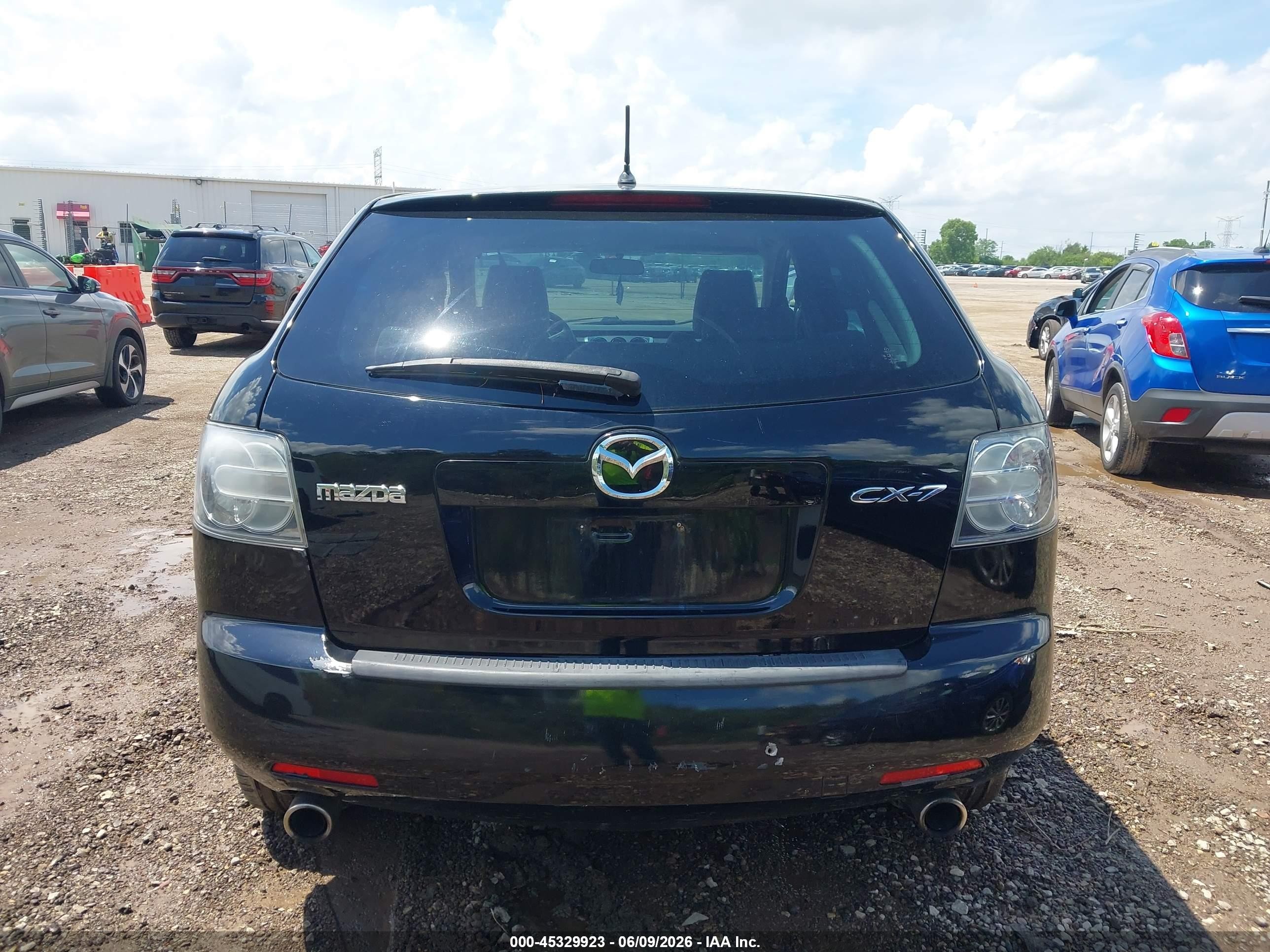 2008 Mazda Cx-7 Sport Black vin: JM3ER293780193366