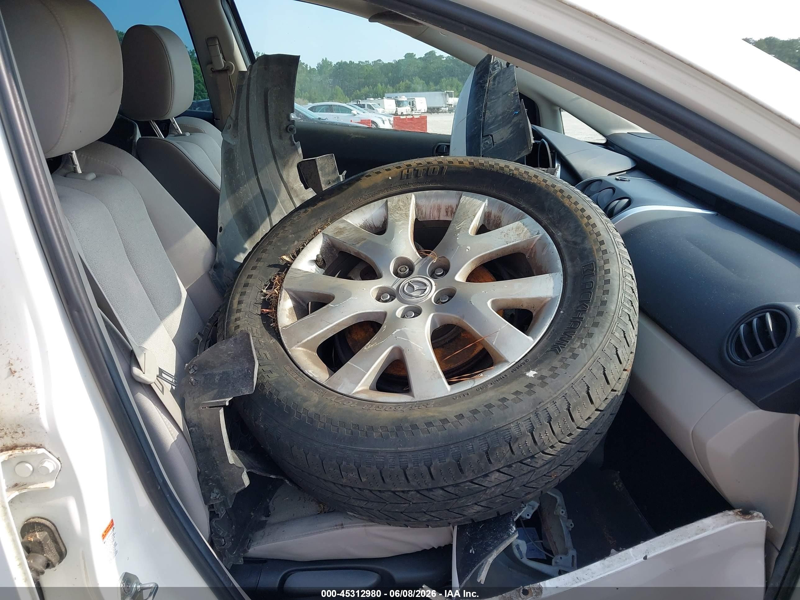2009 Mazda Cx-7 Sport White vin: JM3ER293790216887