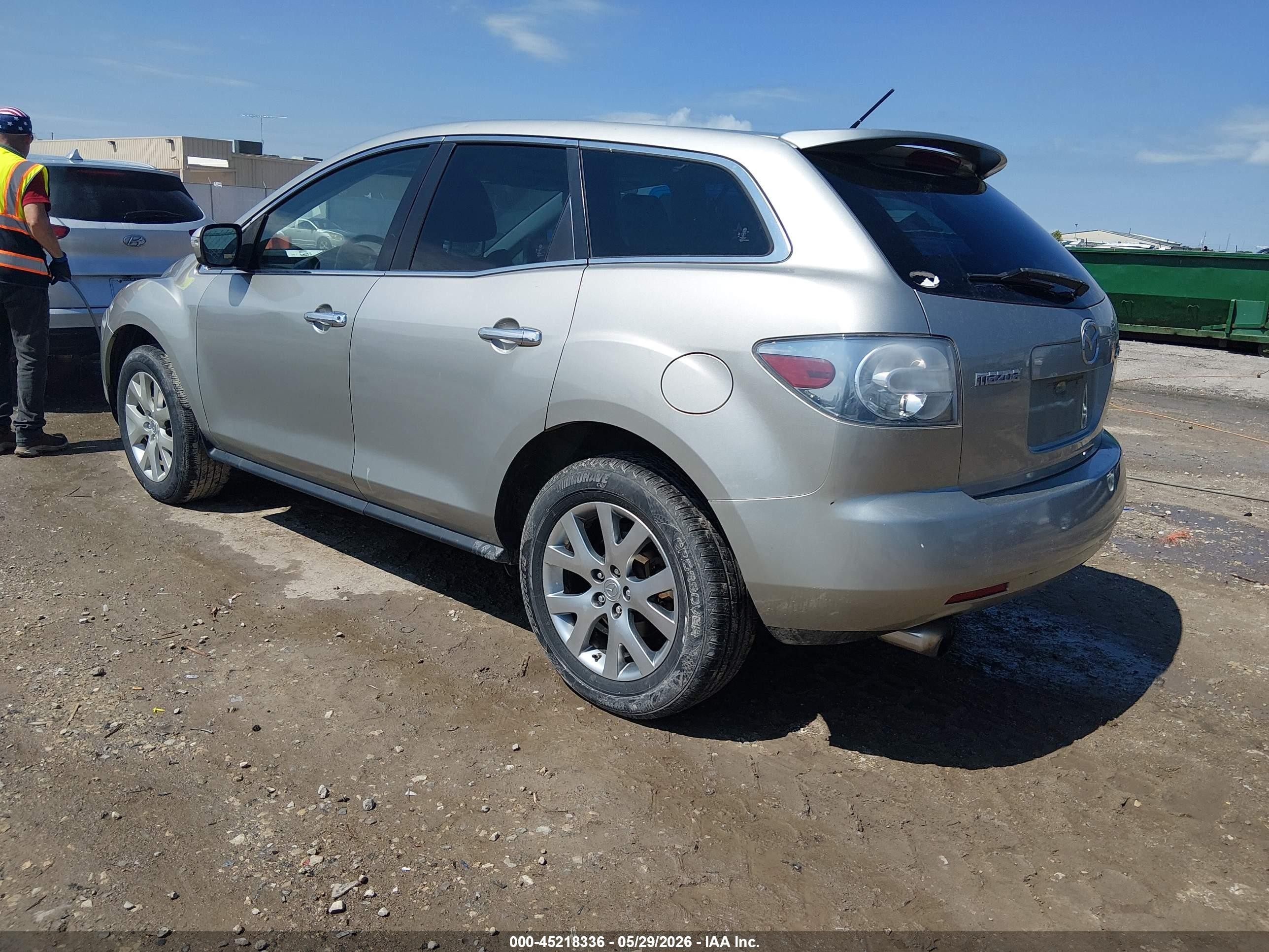 2009 Mazda Cx-7 Grand Touring Silver vin: JM3ER293790227162