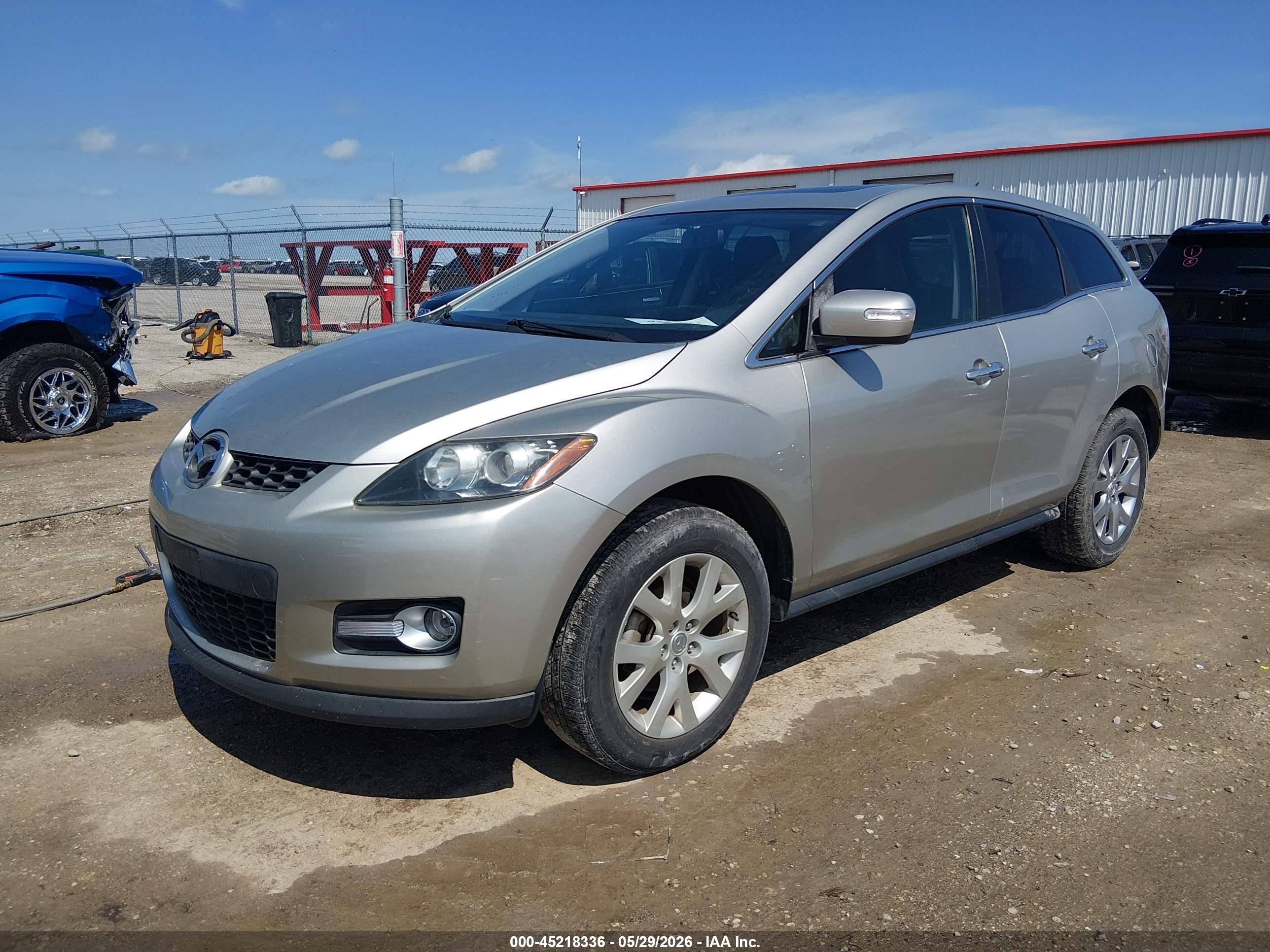 2009 Mazda Cx-7 Grand Touring Silver vin: JM3ER293790227162