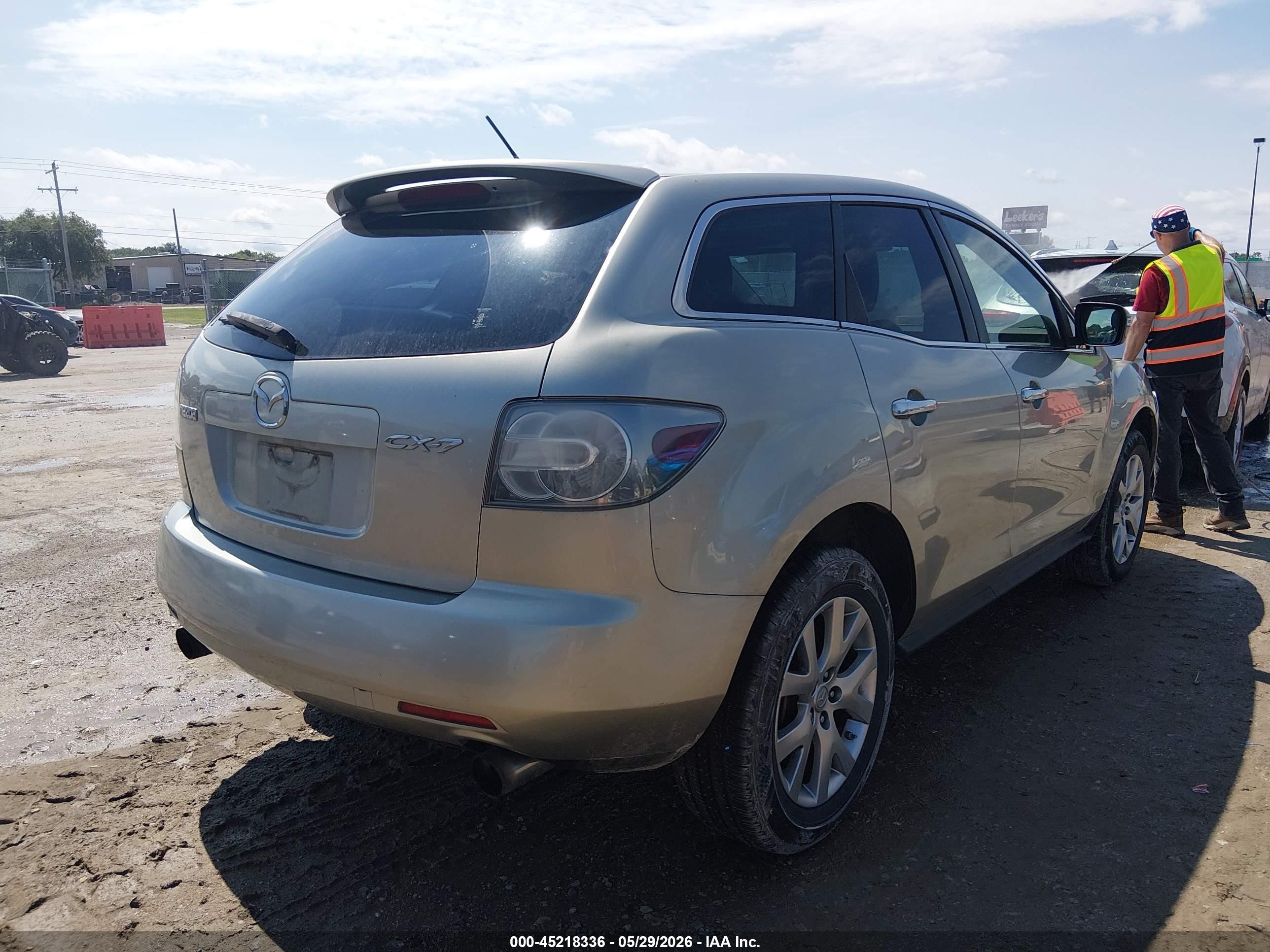 2009 Mazda Cx-7 Grand Touring Silver vin: JM3ER293790227162