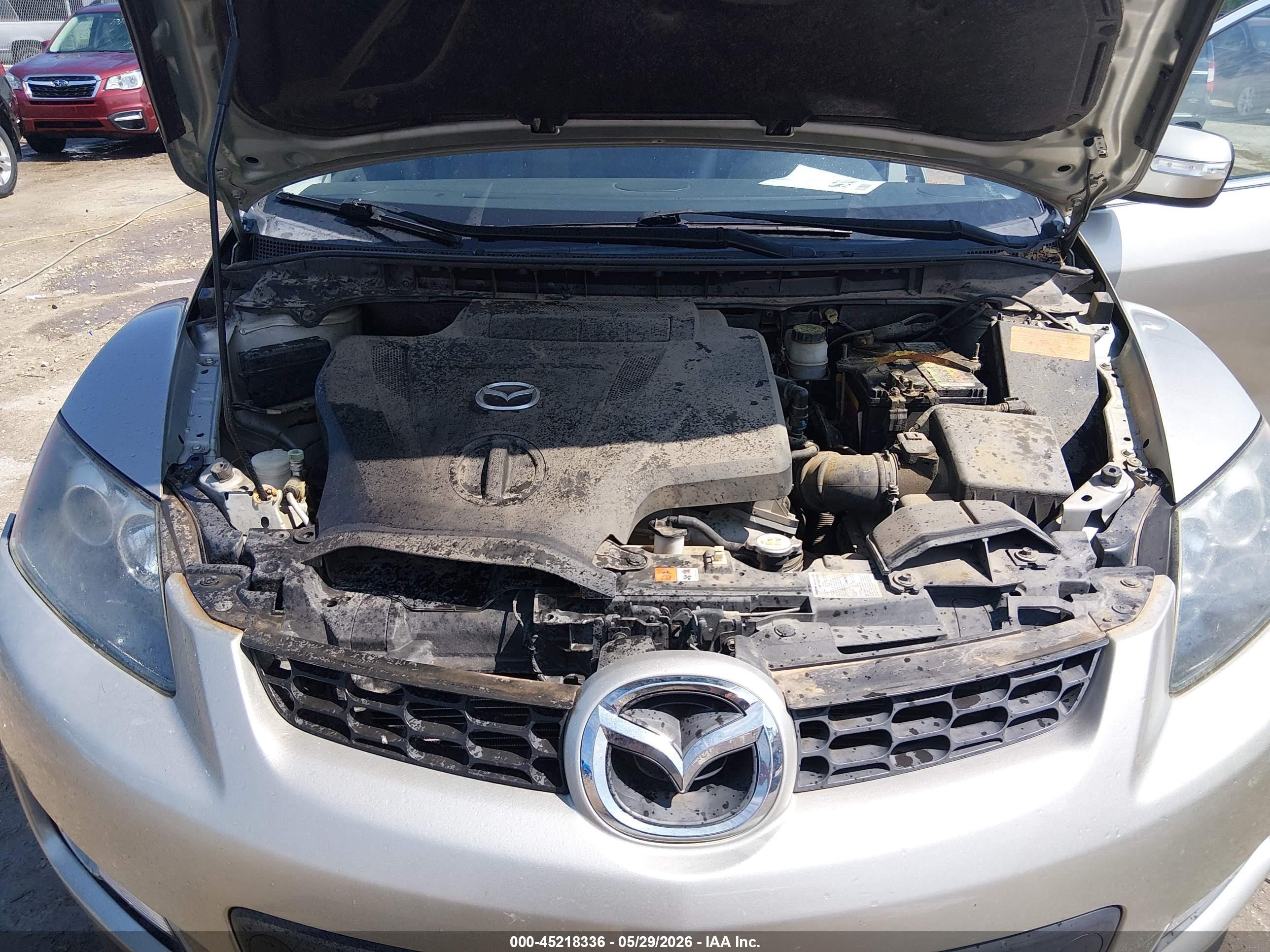 2009 Mazda Cx-7 Grand Touring Silver vin: JM3ER293790227162
