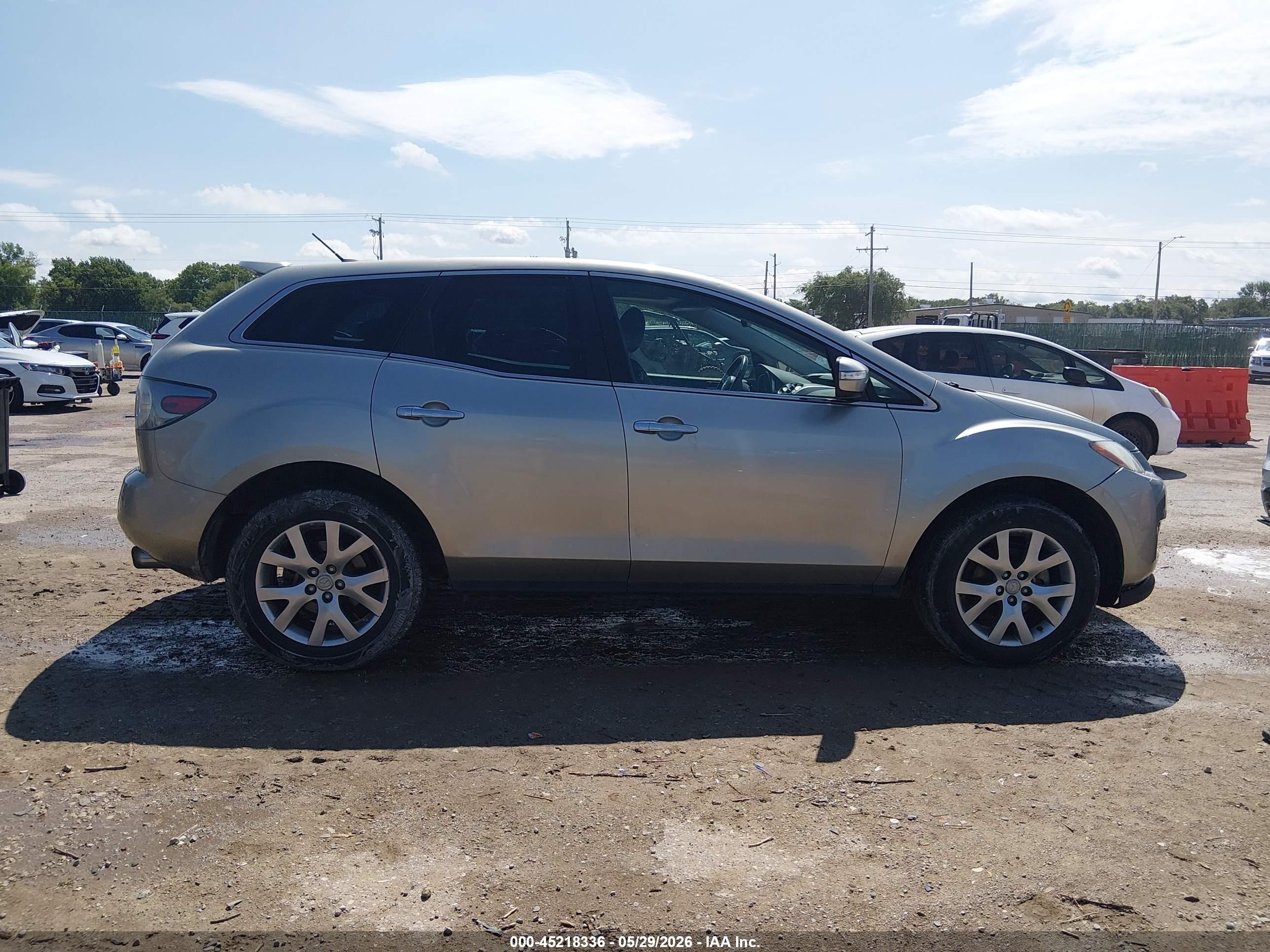 2009 Mazda Cx-7 Grand Touring Silver vin: JM3ER293790227162
