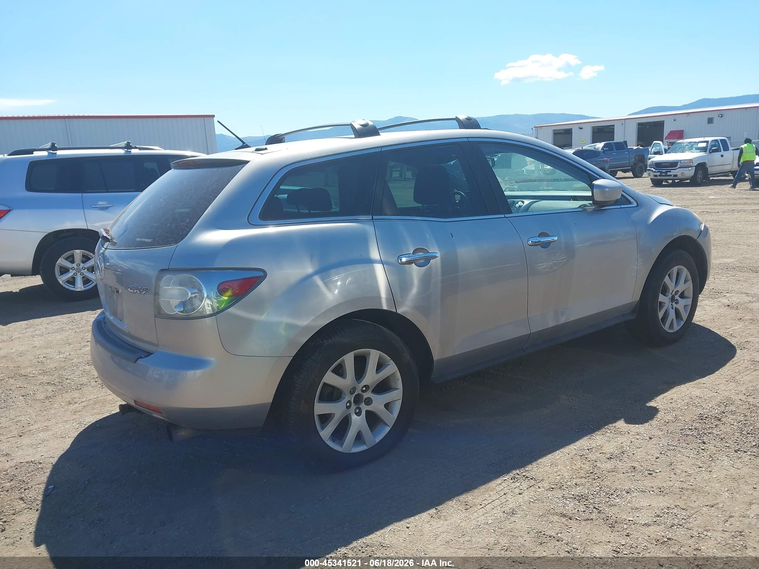 2007 Mazda Cx-7 Grand Touring Silver vin: JM3ER293870119582