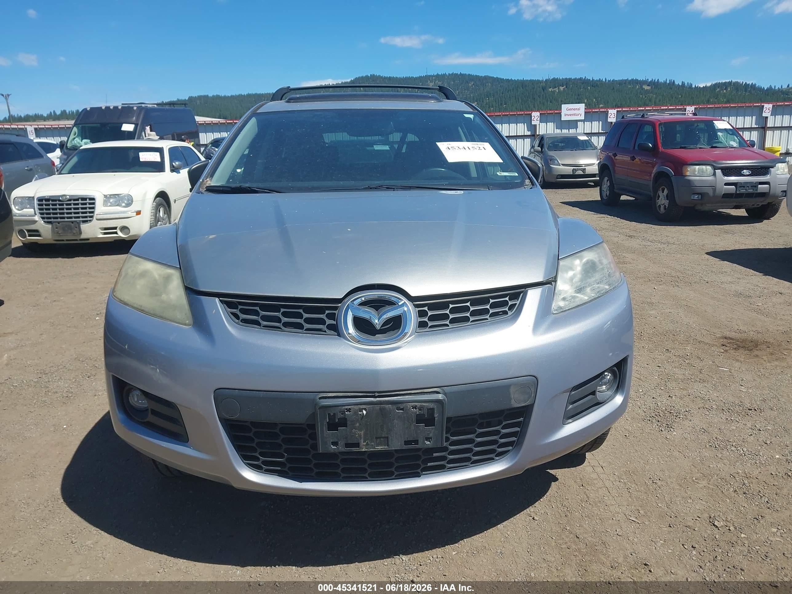 2007 Mazda Cx-7 Grand Touring Silver vin: JM3ER293870119582