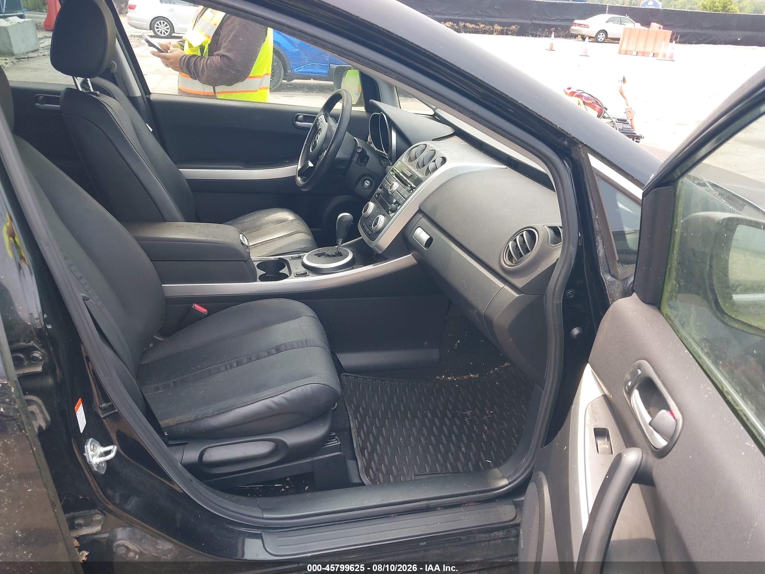2007 Mazda Cx-7 Grand Touring Black vin: JM3ER293870133594