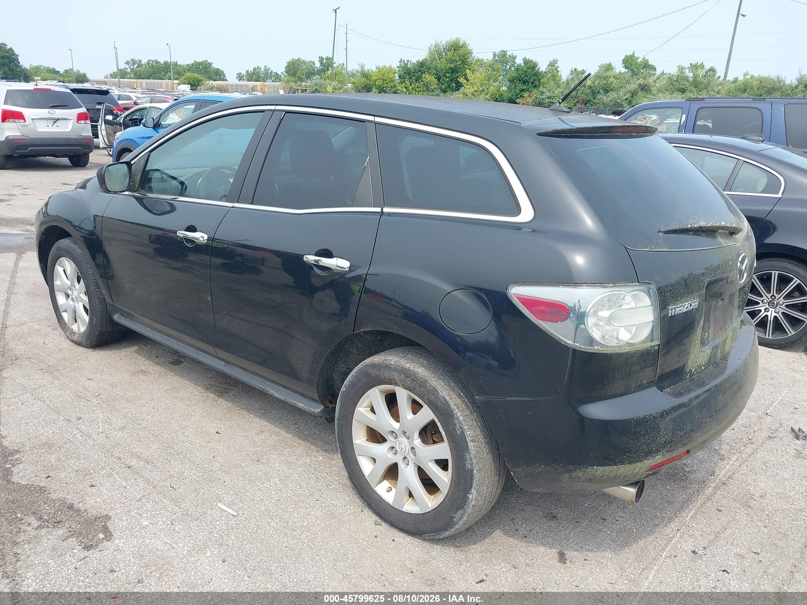 2007 Mazda Cx-7 Grand Touring Black vin: JM3ER293870133594