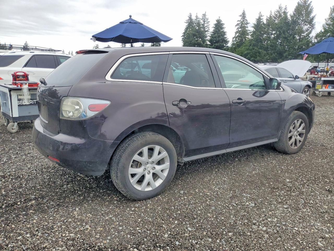 2008 Mazda Cx-7 Burgundy vin: JM3ER293880210644