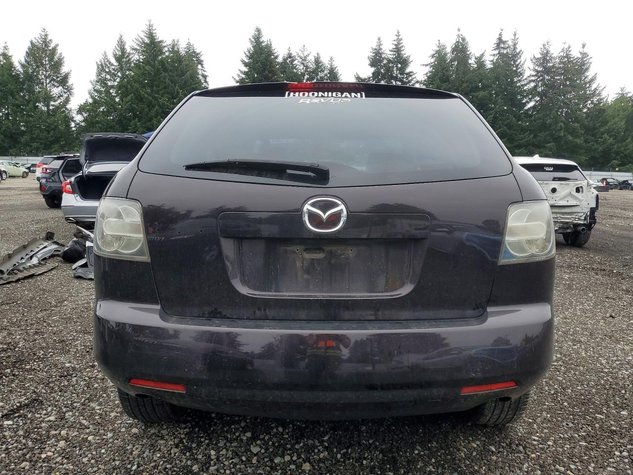 2008 Mazda Cx-7 Burgundy vin: JM3ER293880210644