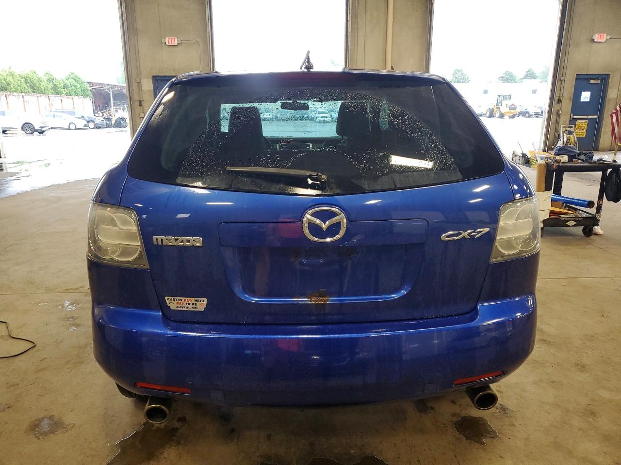 2007 Mazda Cx-7 Blue vin: JM3ER293970117436