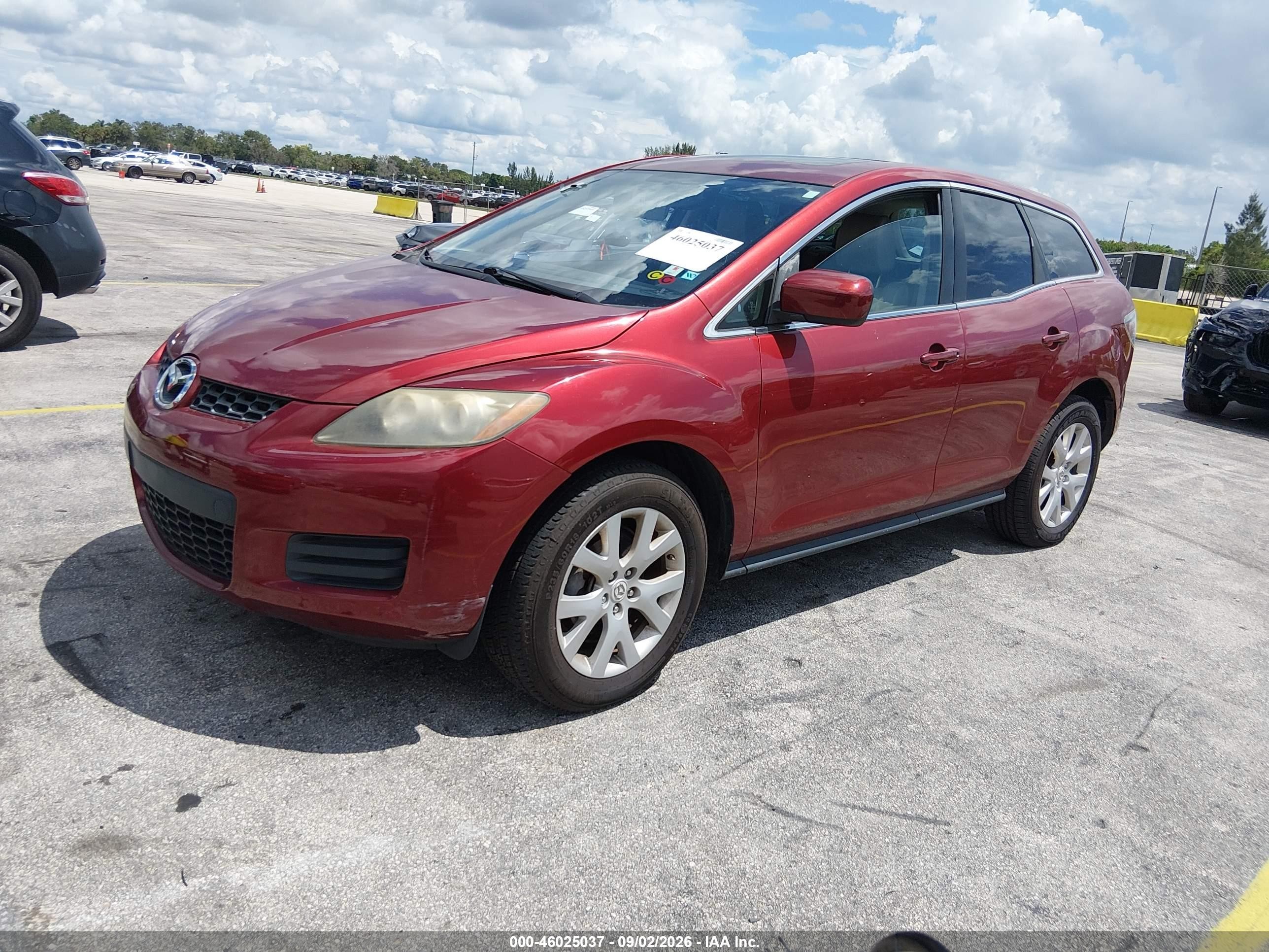 2007 Mazda Cx-7   Red vin: JM3ER293970164448