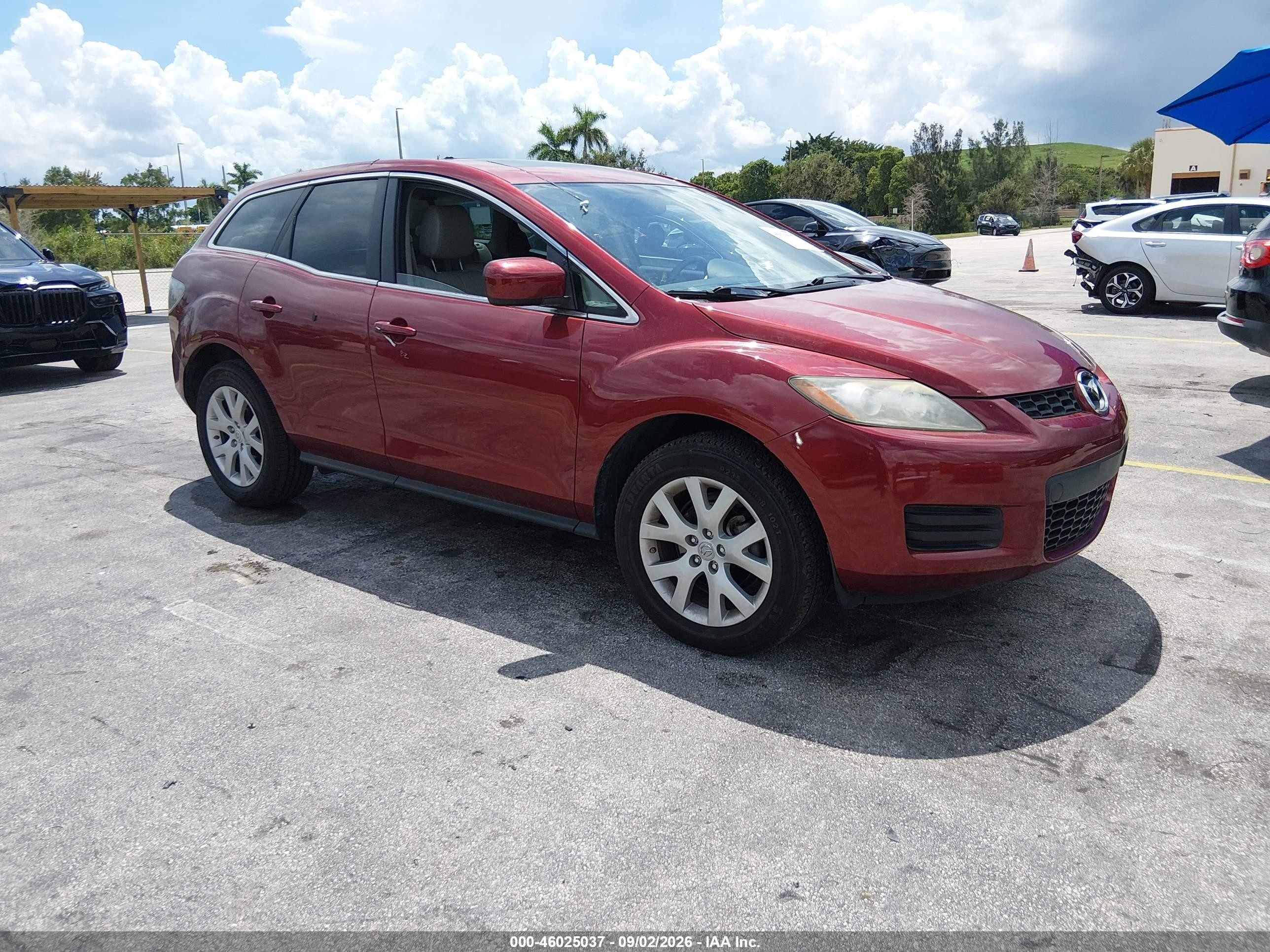 2007 Mazda Cx-7   Red vin: JM3ER293970164448