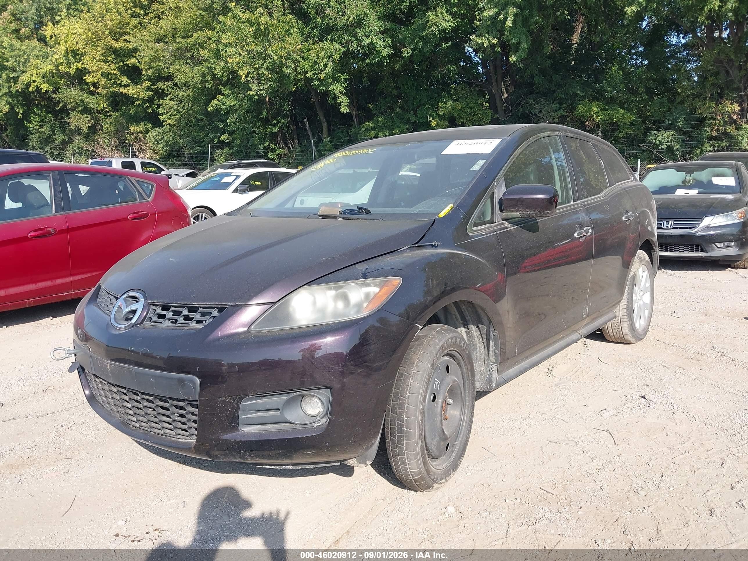 2007 Mazda Cx-7 Grand Touring Purple vin: JM3ER293970167558