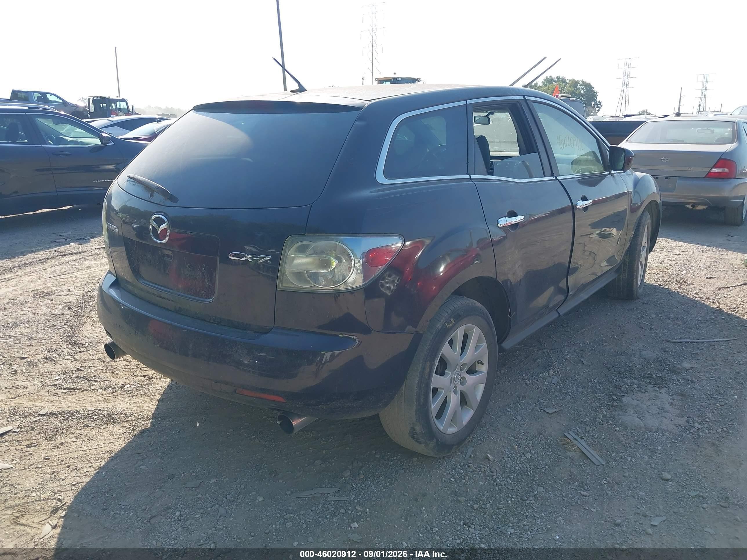 2007 Mazda Cx-7 Grand Touring Purple vin: JM3ER293970167558
