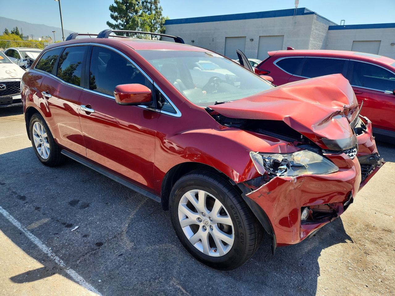 2007 Mazda Cx-7 Бордовый vin: JM3ER293X70115078