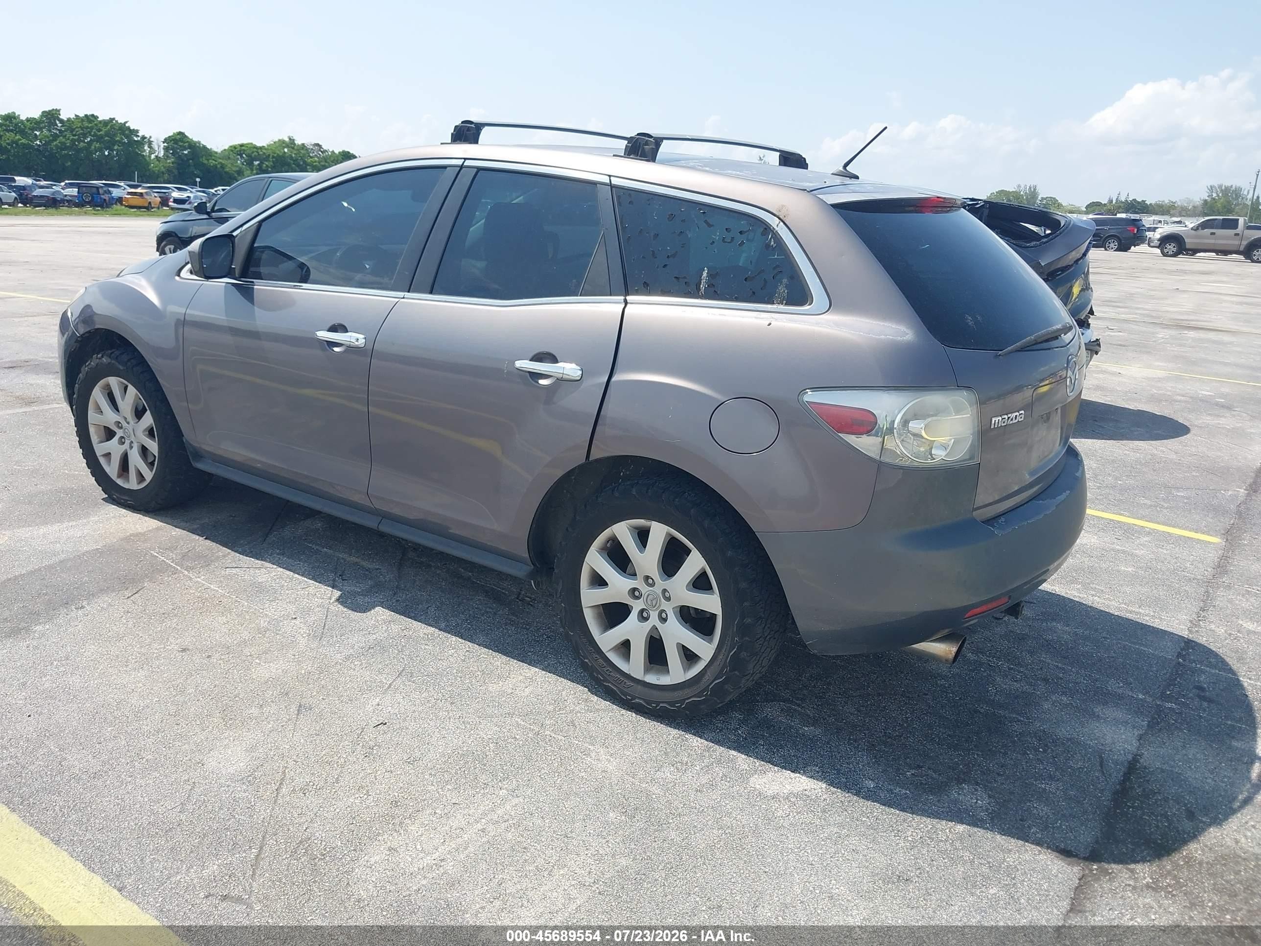 2008 Mazda Cx-7 Grand Touring Gray vin: JM3ER293X80182412