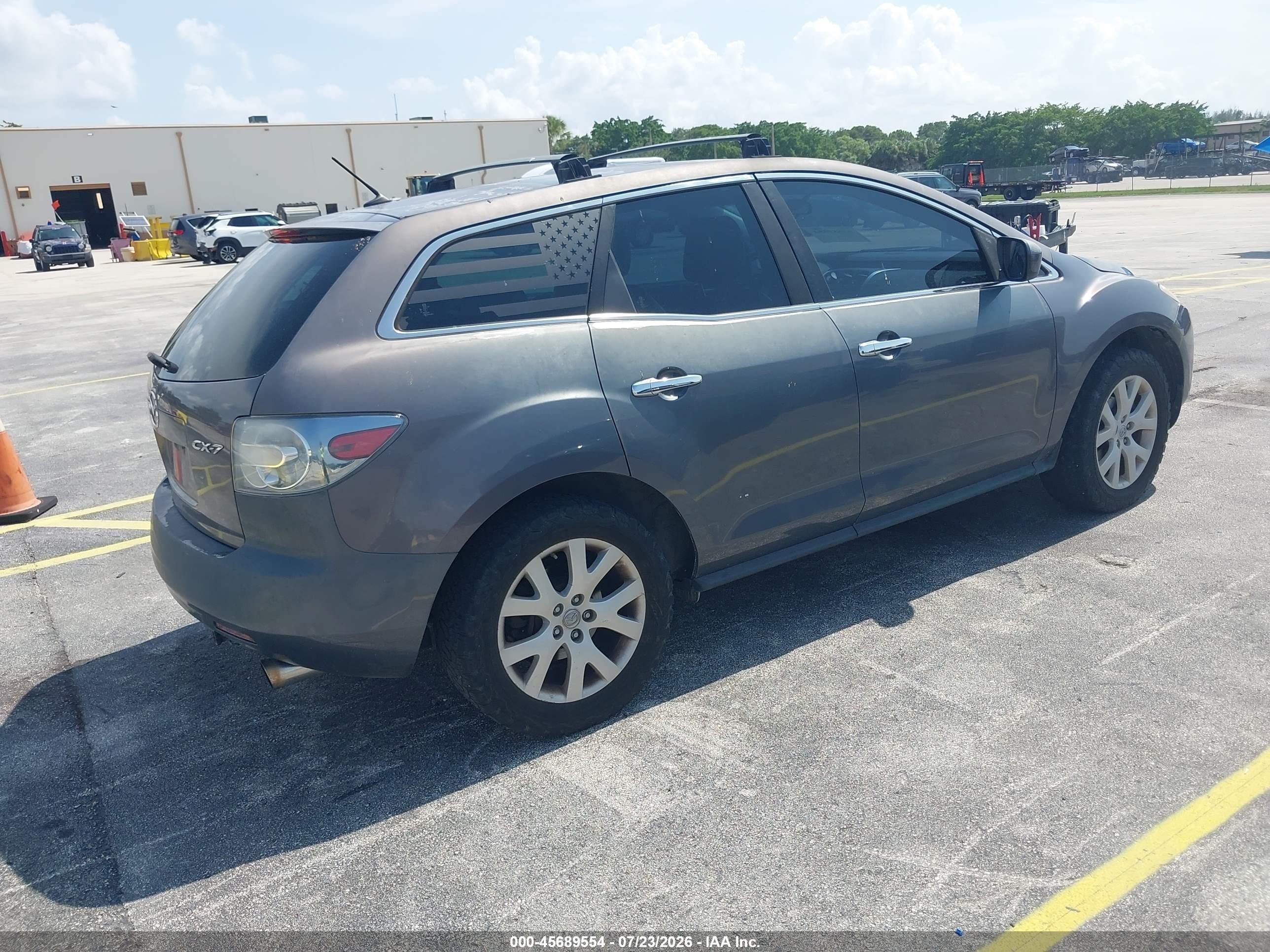 2008 Mazda Cx-7 Grand Touring Gray vin: JM3ER293X80182412