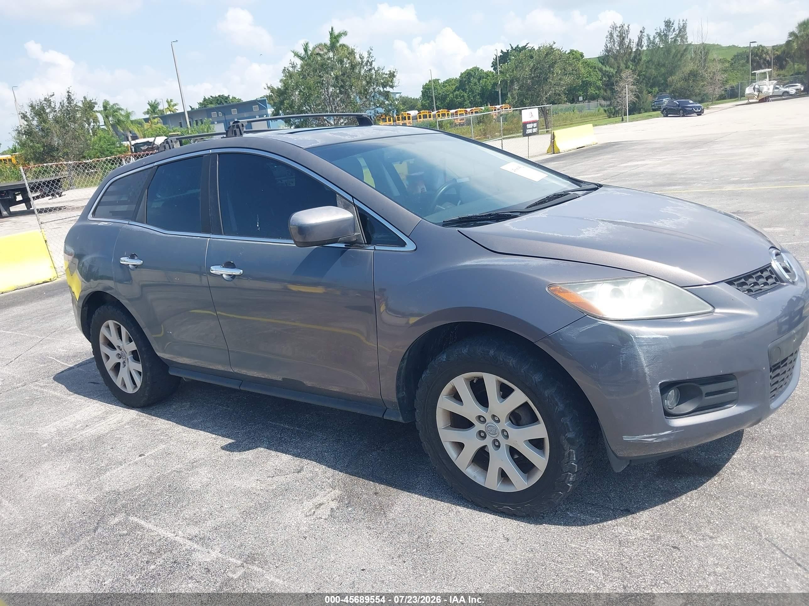 2008 Mazda Cx-7 Grand Touring Gray vin: JM3ER293X80182412