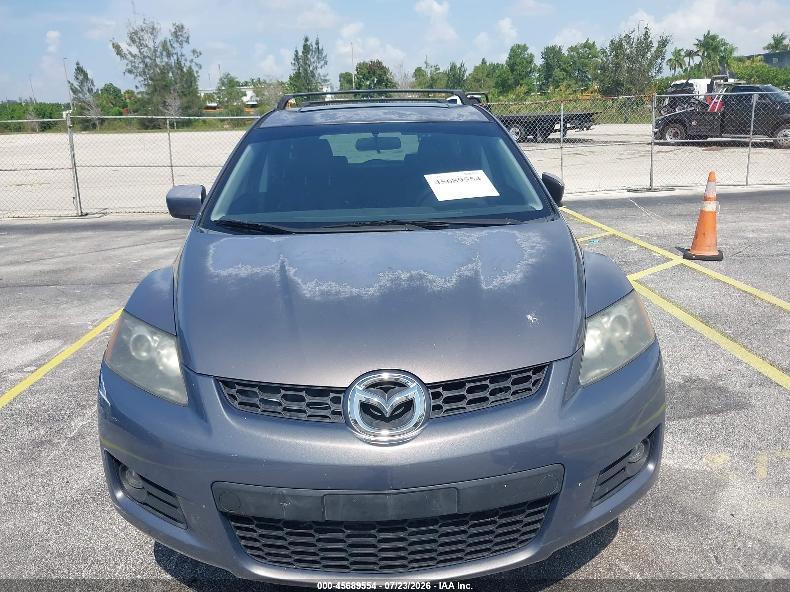 2008 Mazda Cx-7 Grand Touring Gray vin: JM3ER293X80182412