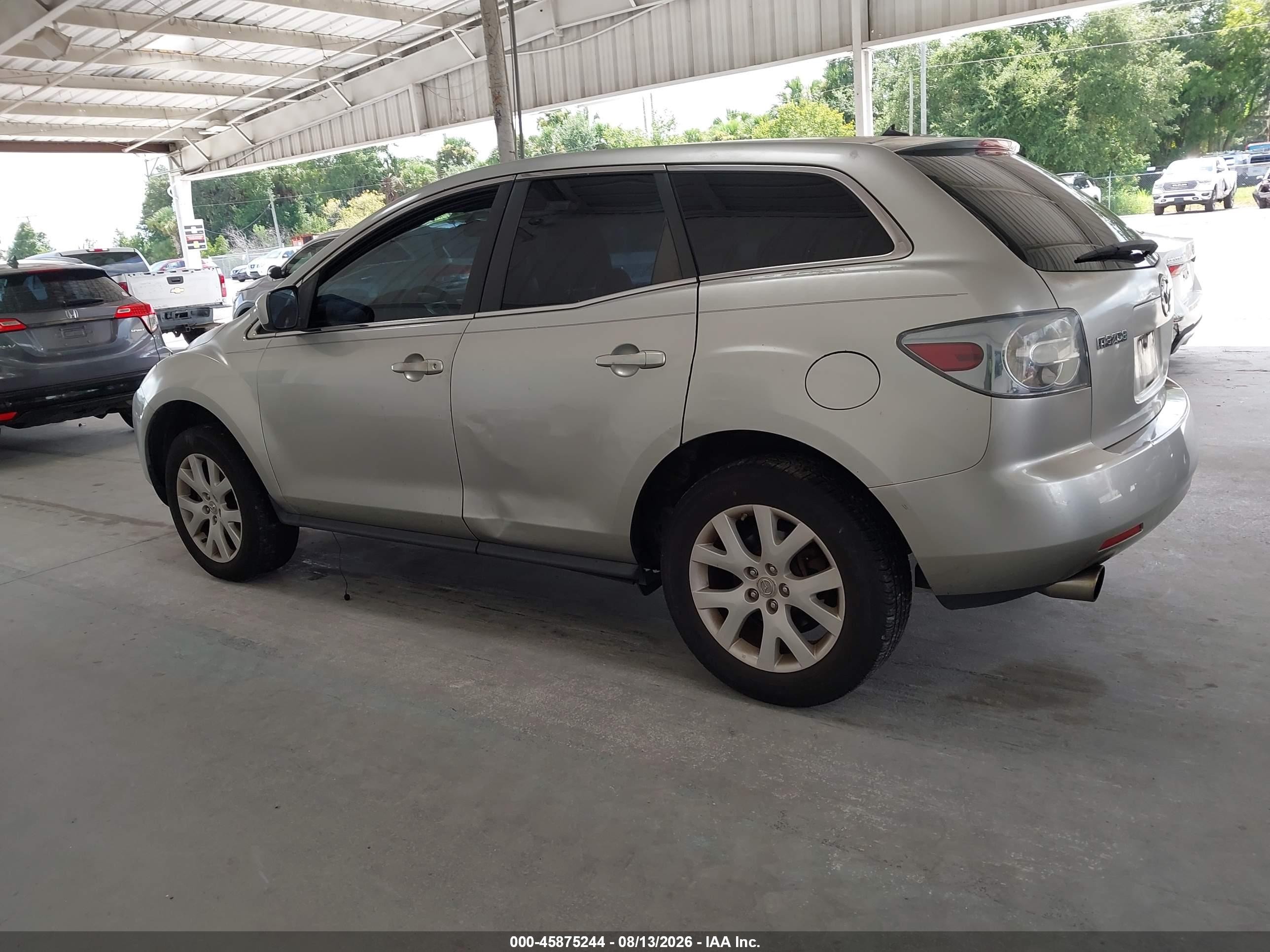 2008 Mazda Cx-7 Sport Silver vin: JM3ER293X80182703