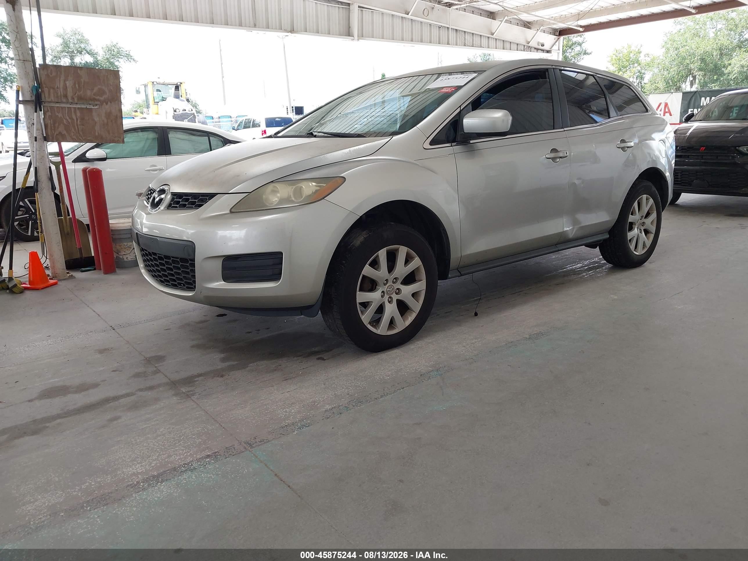 2008 Mazda Cx-7 Sport Silver vin: JM3ER293X80182703