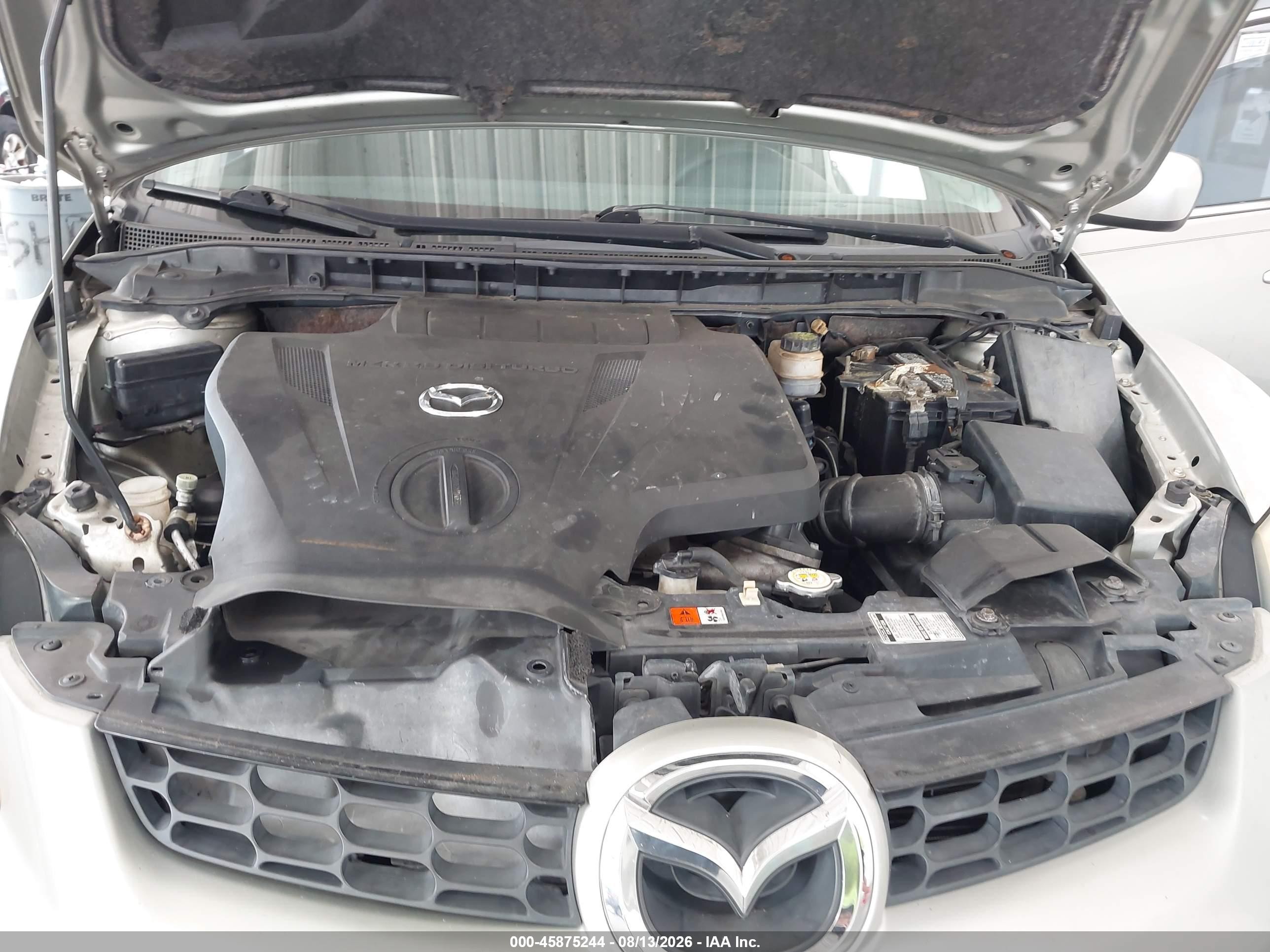 2008 Mazda Cx-7 Sport Silver vin: JM3ER293X80182703
