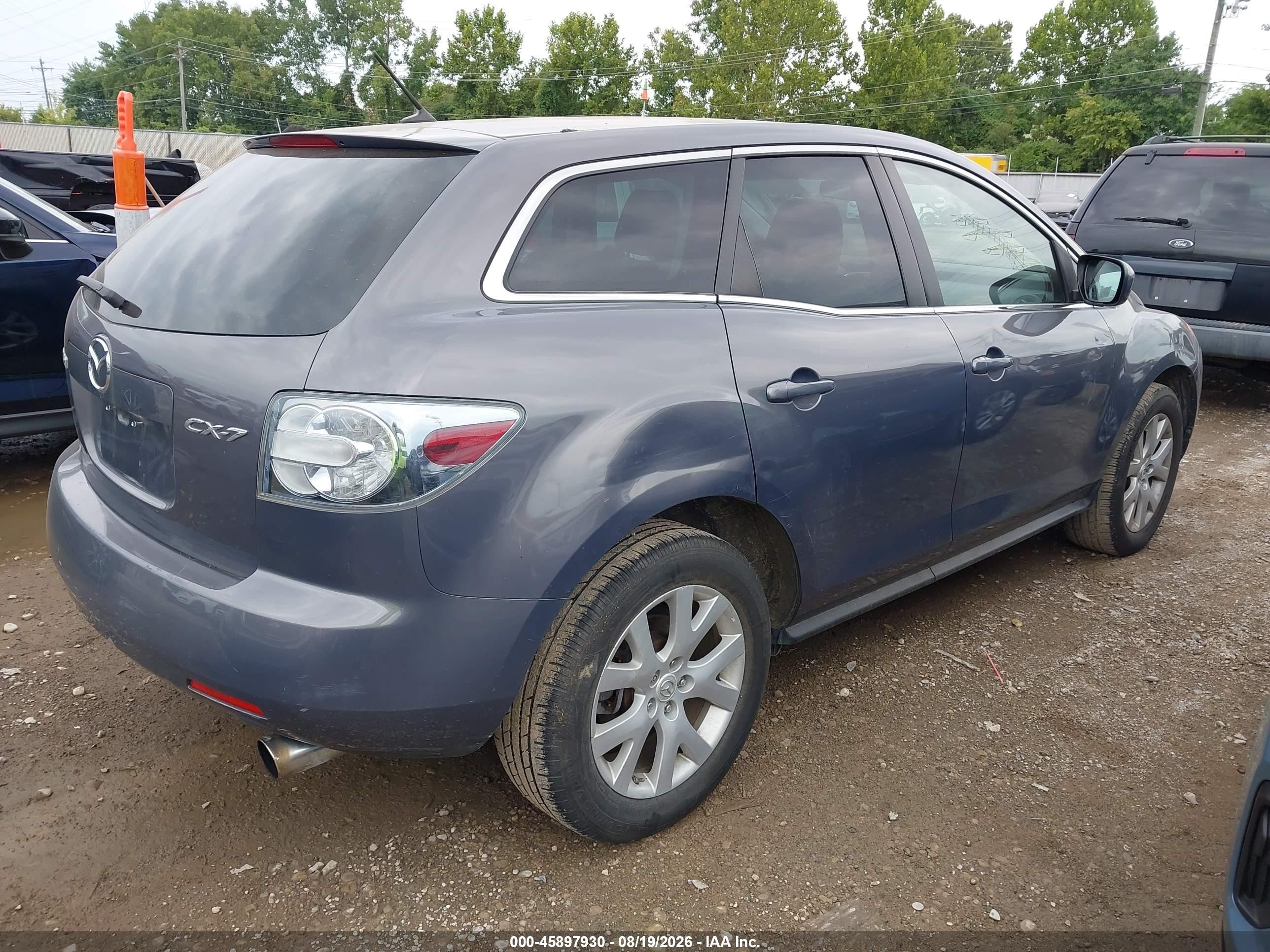 2008 Mazda Cx-7   Серый vin: JM3ER293X80195631