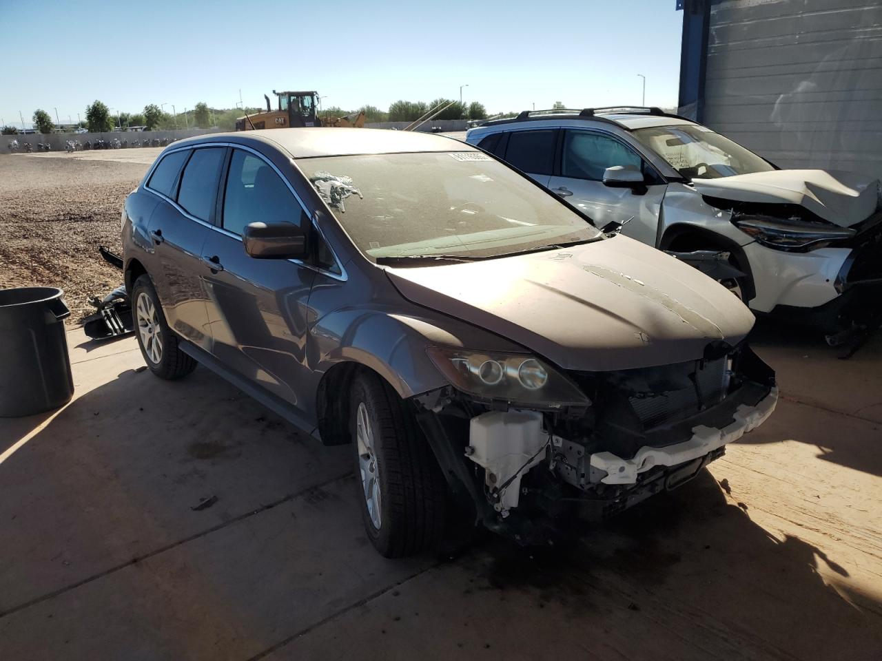 2009 Mazda Cx-7 Gray vin: JM3ER293X90227768