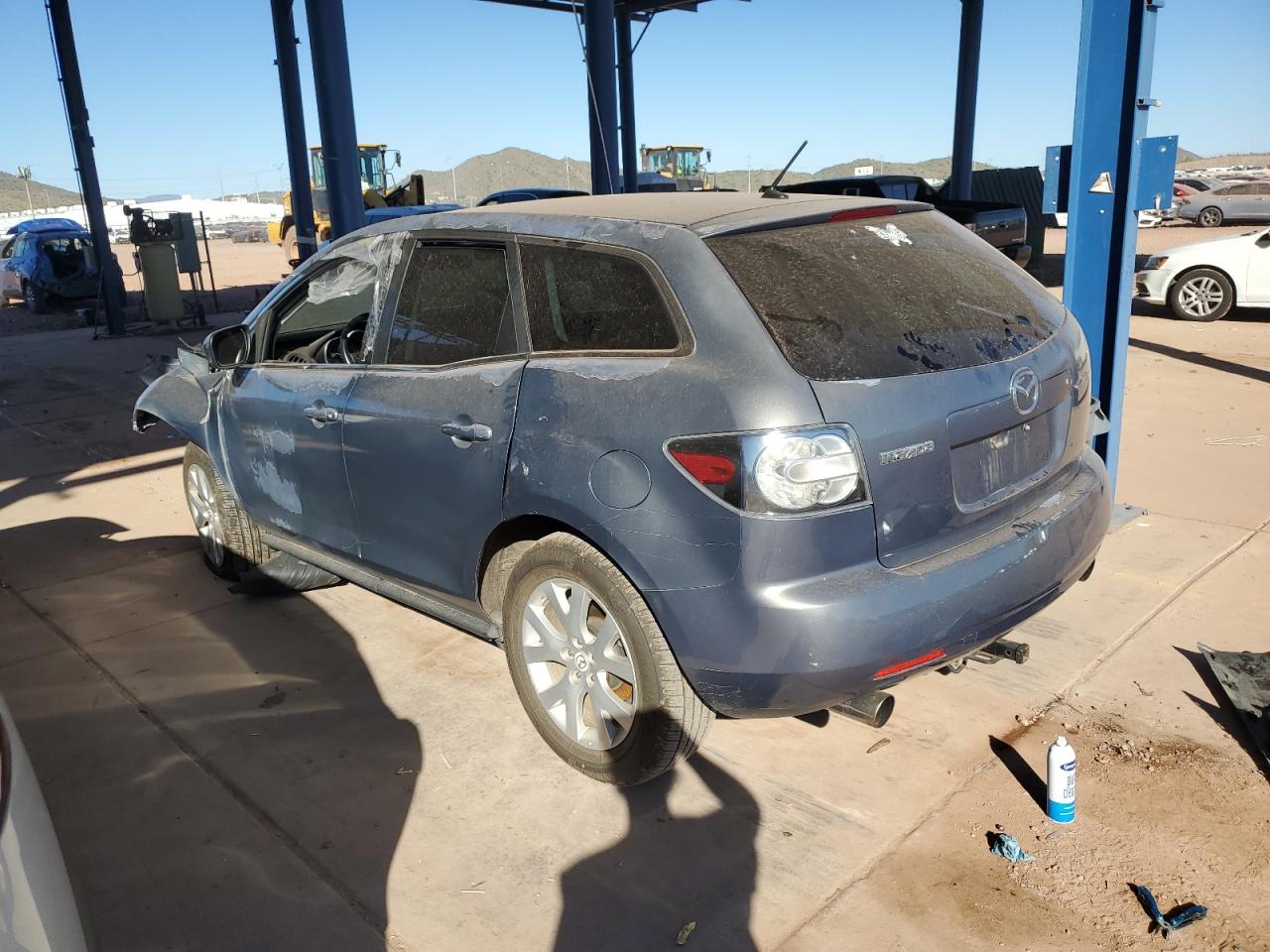 2009 Mazda Cx-7 Gray vin: JM3ER293X90227768