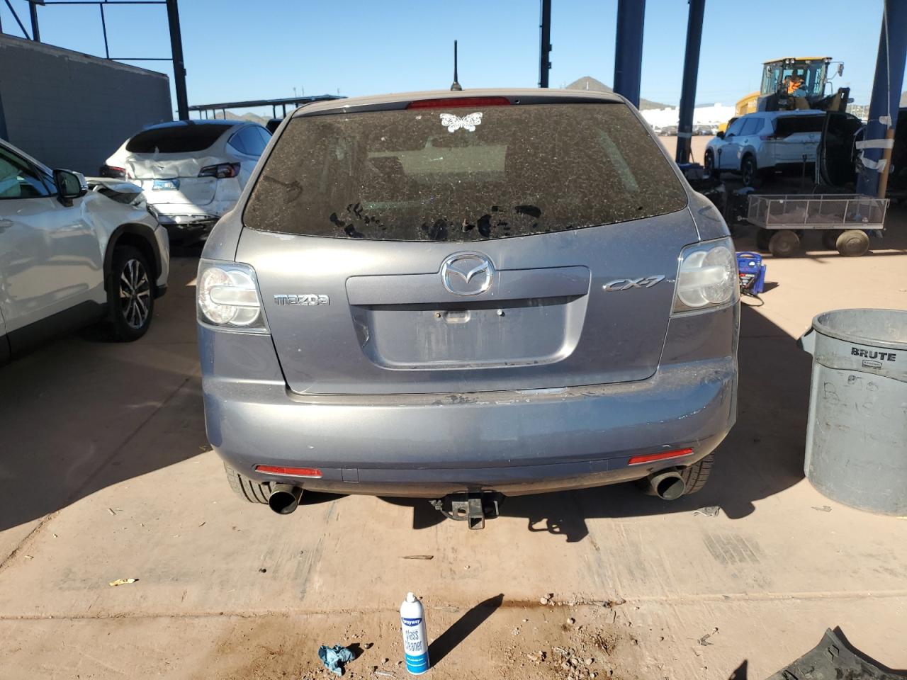 2009 Mazda Cx-7 Gray vin: JM3ER293X90227768