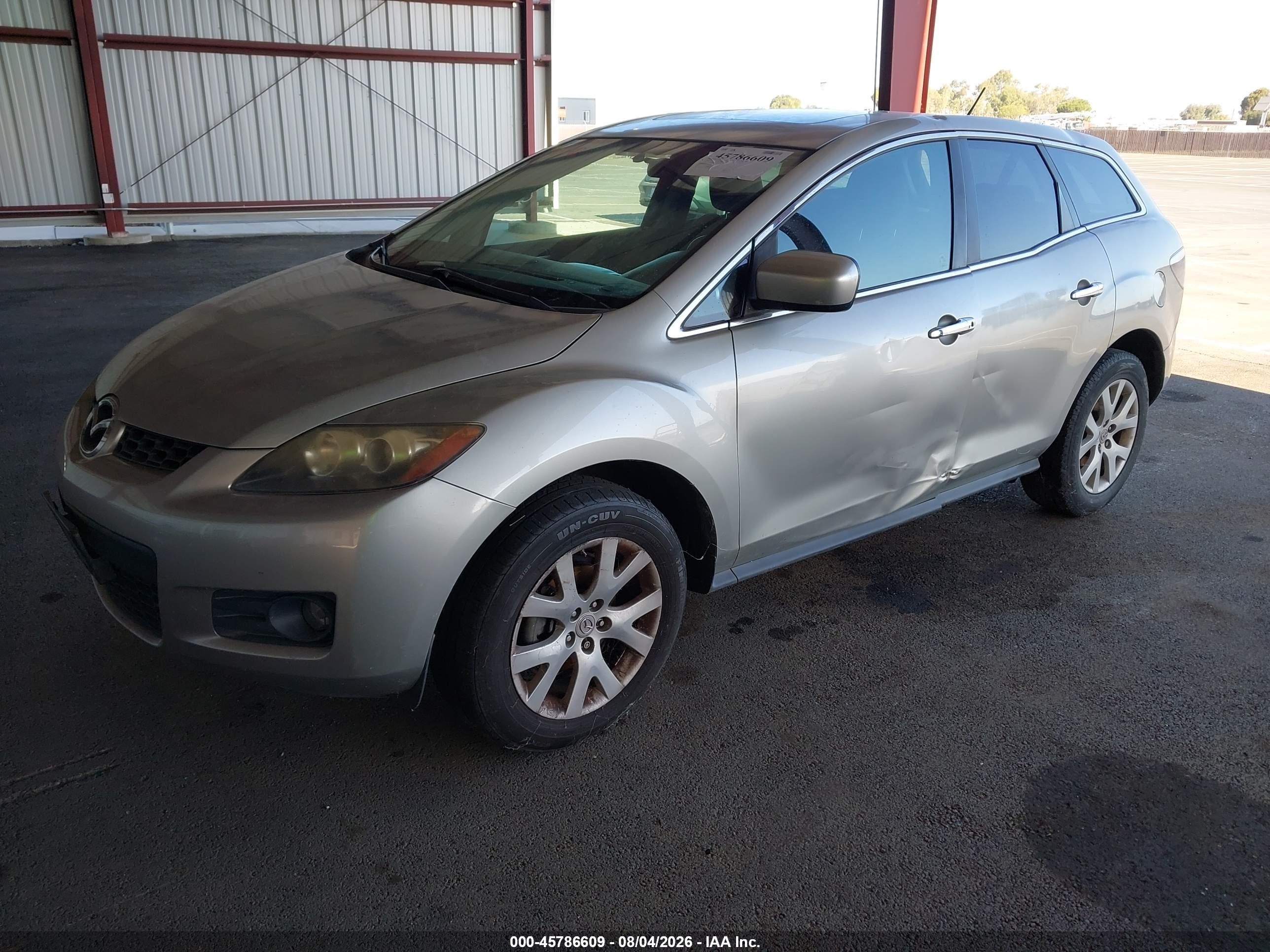 2008 Mazda Cx-7 Grand Touring Silver vin: JM3ER29L080214283