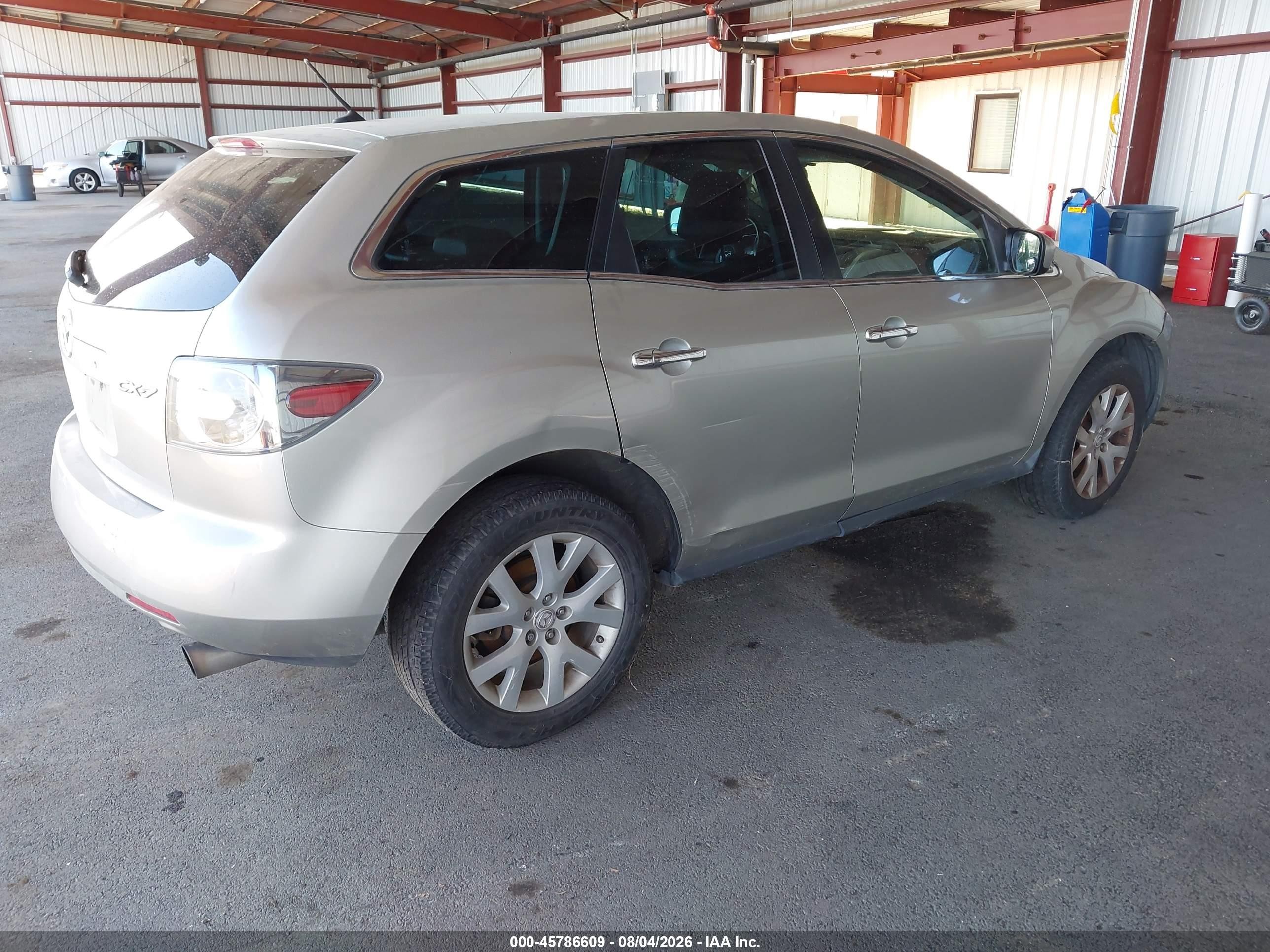 2008 Mazda Cx-7 Grand Touring Silver vin: JM3ER29L080214283
