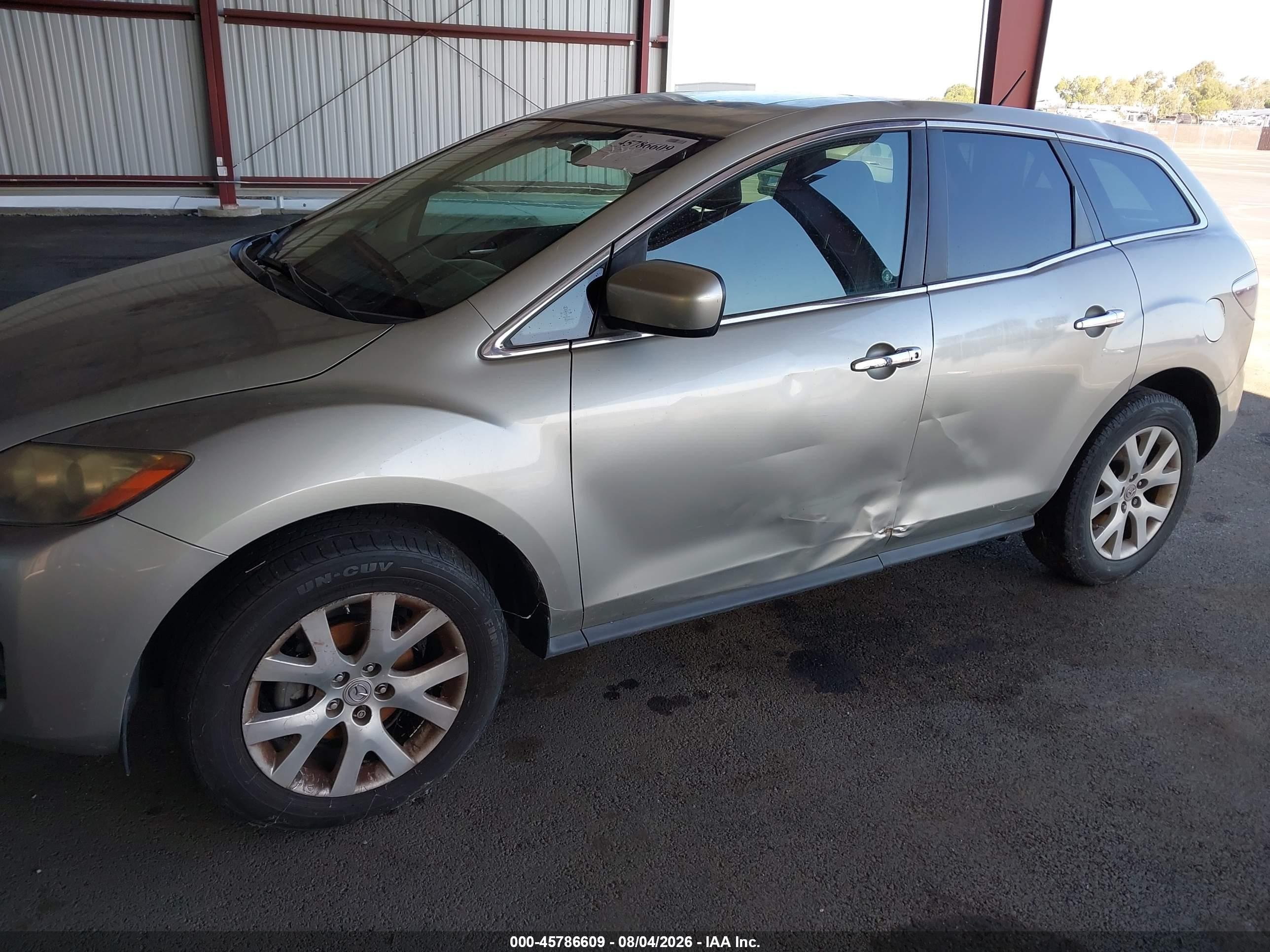 2008 Mazda Cx-7 Grand Touring Silver vin: JM3ER29L080214283