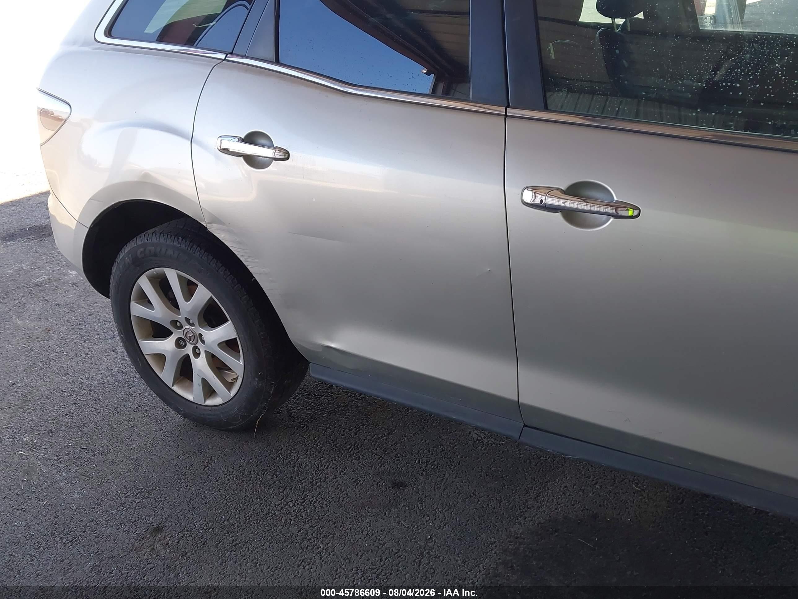 2008 Mazda Cx-7 Grand Touring Silver vin: JM3ER29L080214283