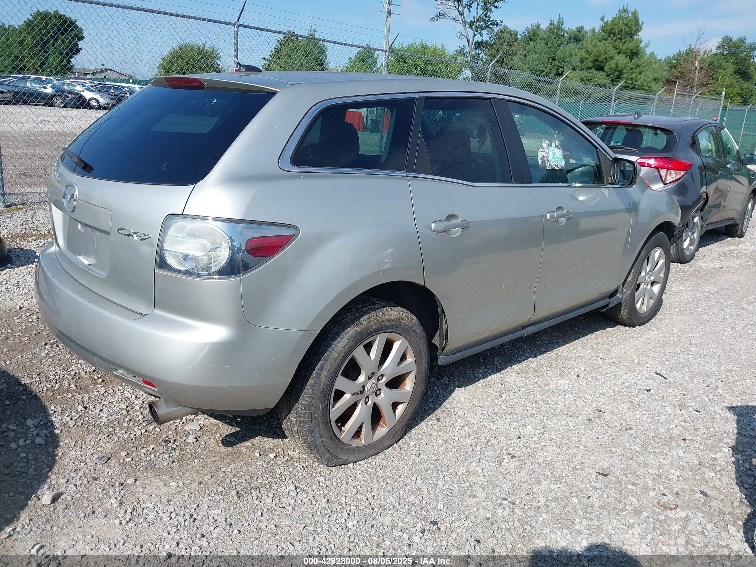 2009 Mazda Cx-7 Sport Серебряный vin: JM3ER29L090216701