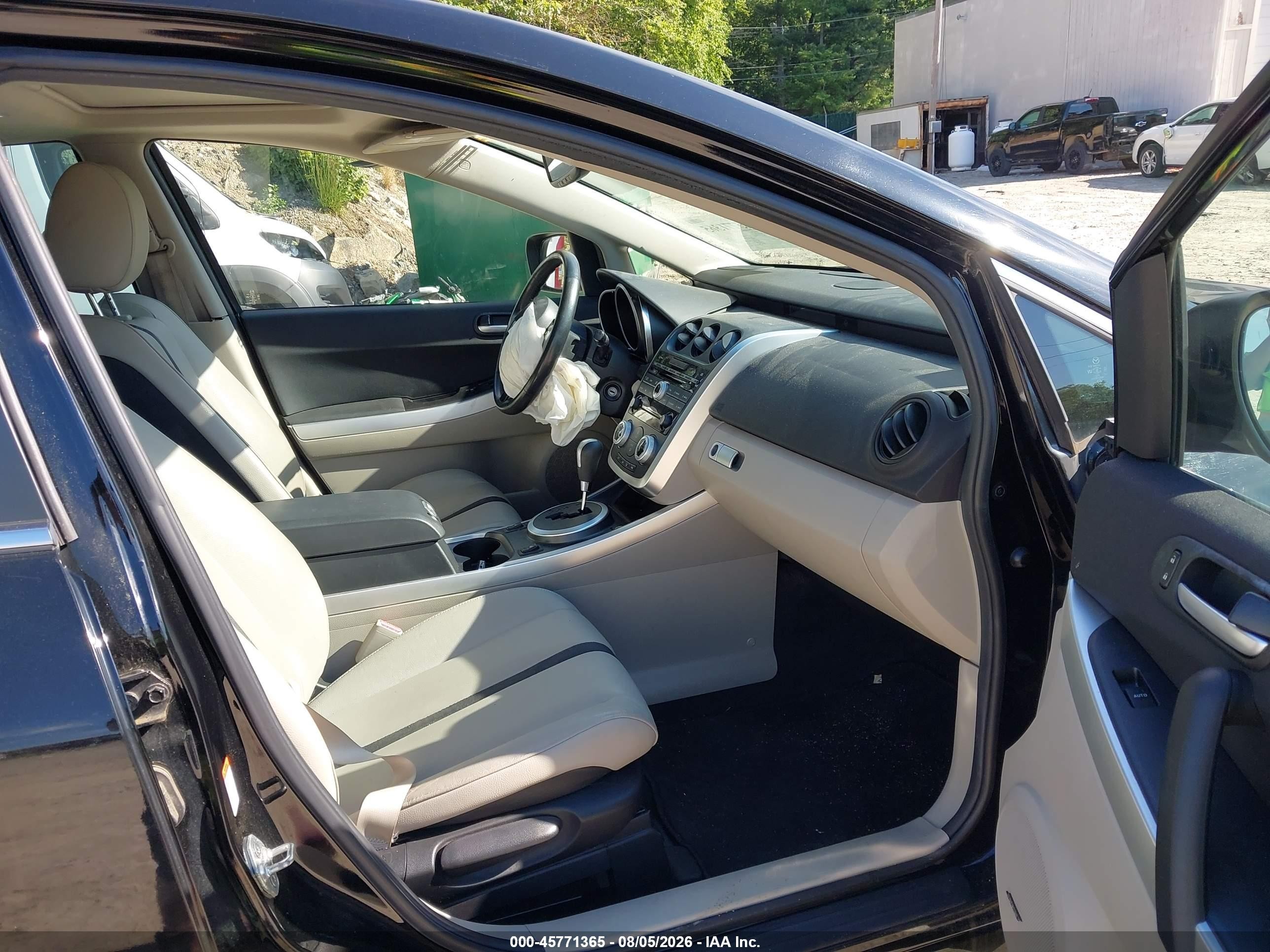 2009 Mazda Cx-7 Grand Touring Black vin: JM3ER29L090218285