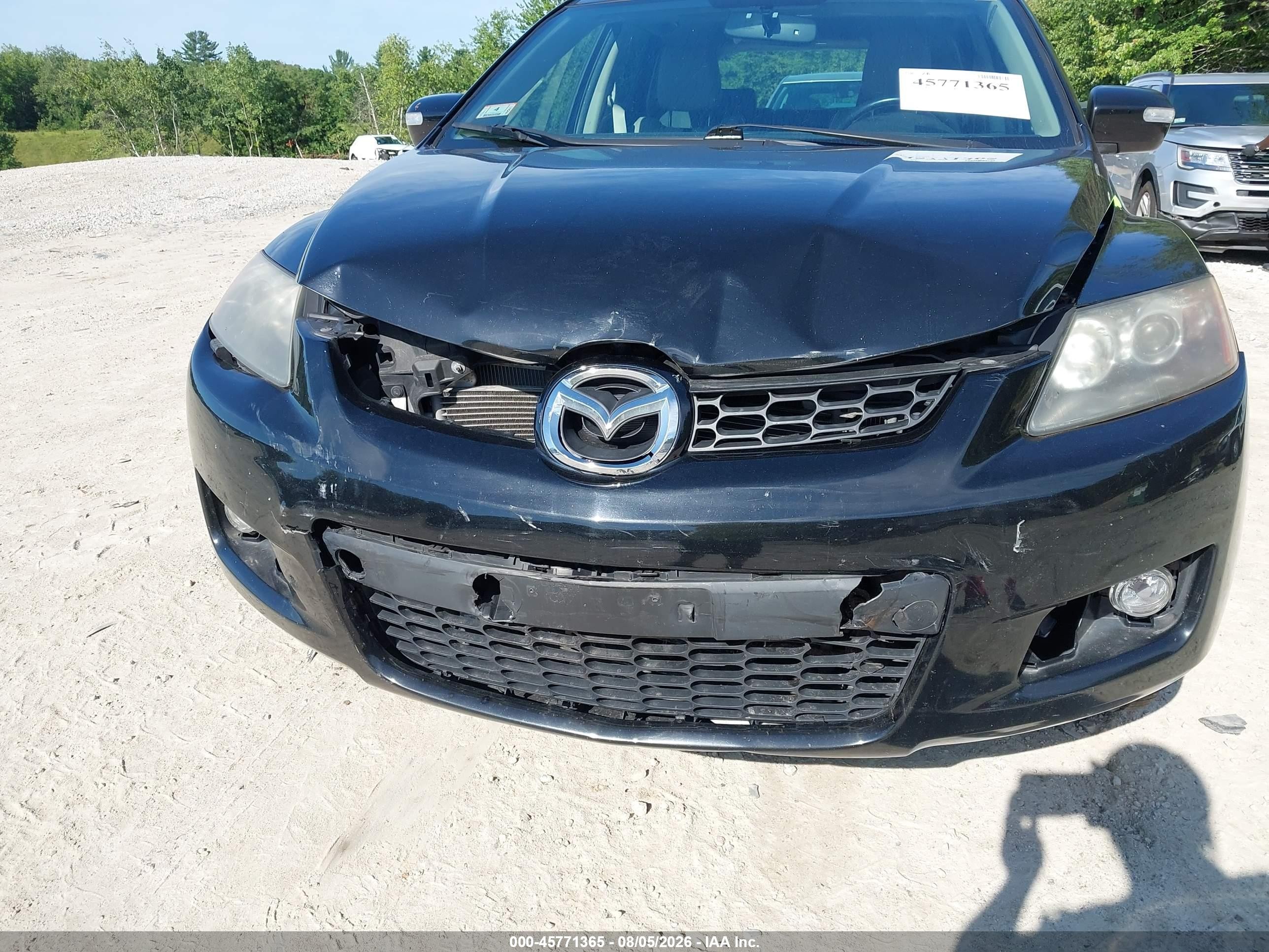 2009 Mazda Cx-7 Grand Touring Black vin: JM3ER29L090218285