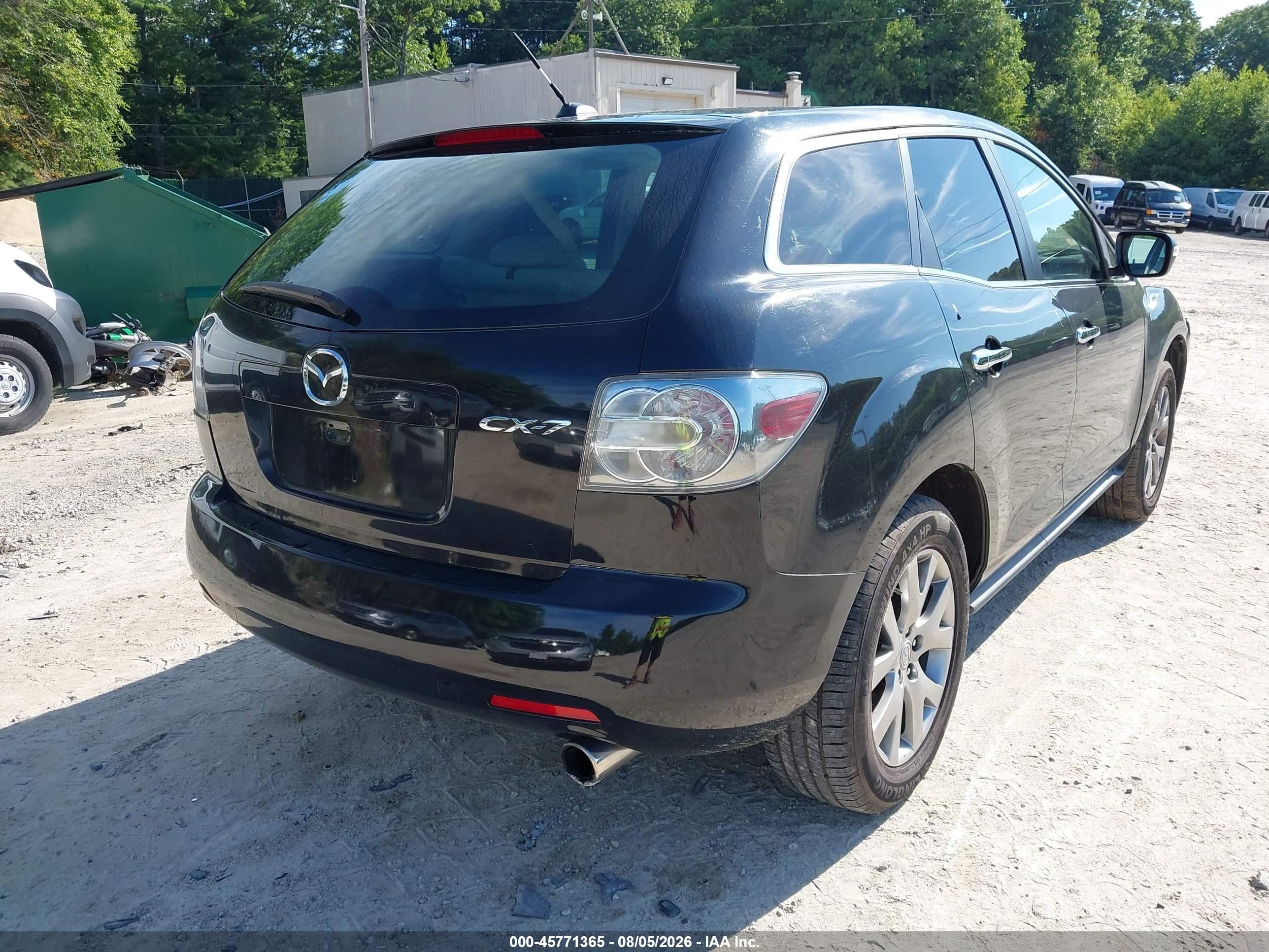2009 Mazda Cx-7 Grand Touring Black vin: JM3ER29L090218285