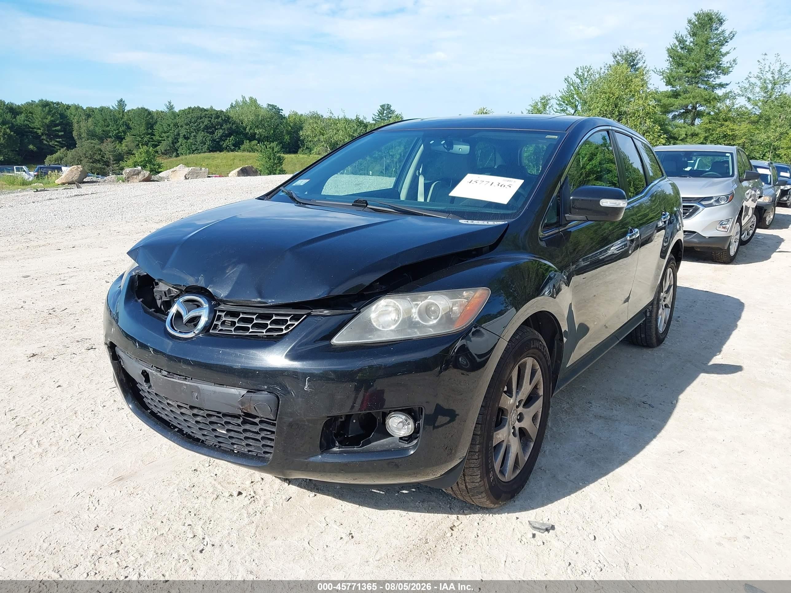 2009 Mazda Cx-7 Grand Touring Black vin: JM3ER29L090218285
