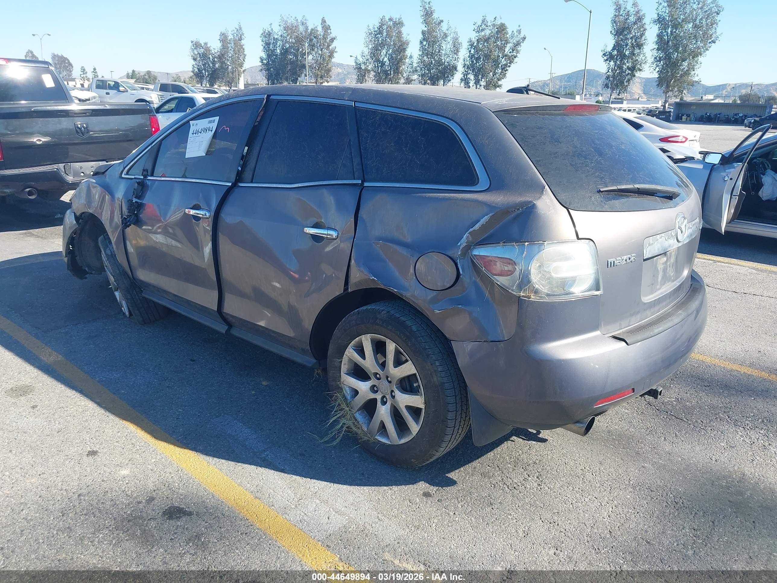 2009 Mazda Cx-7 Grand Touring Gray vin: JM3ER29L090219677