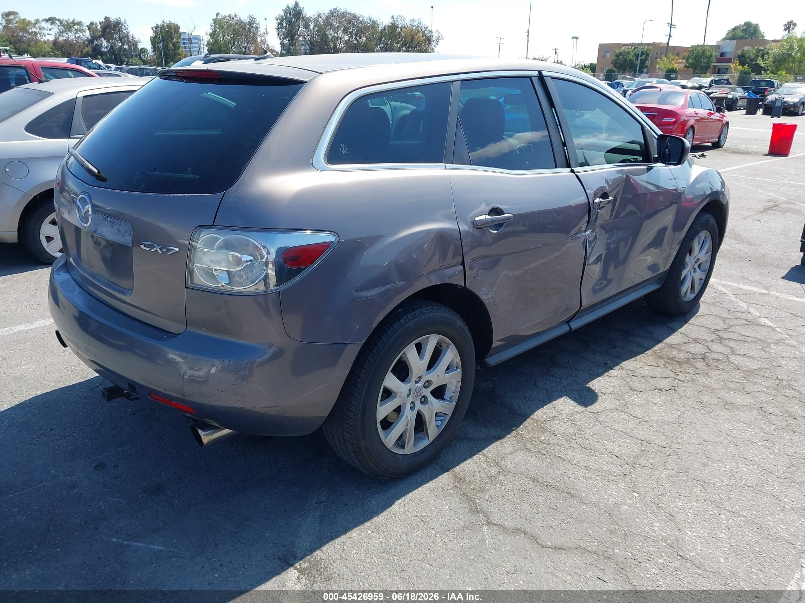 2009 Mazda Cx-7 Sport Серый vin: JM3ER29L090236012