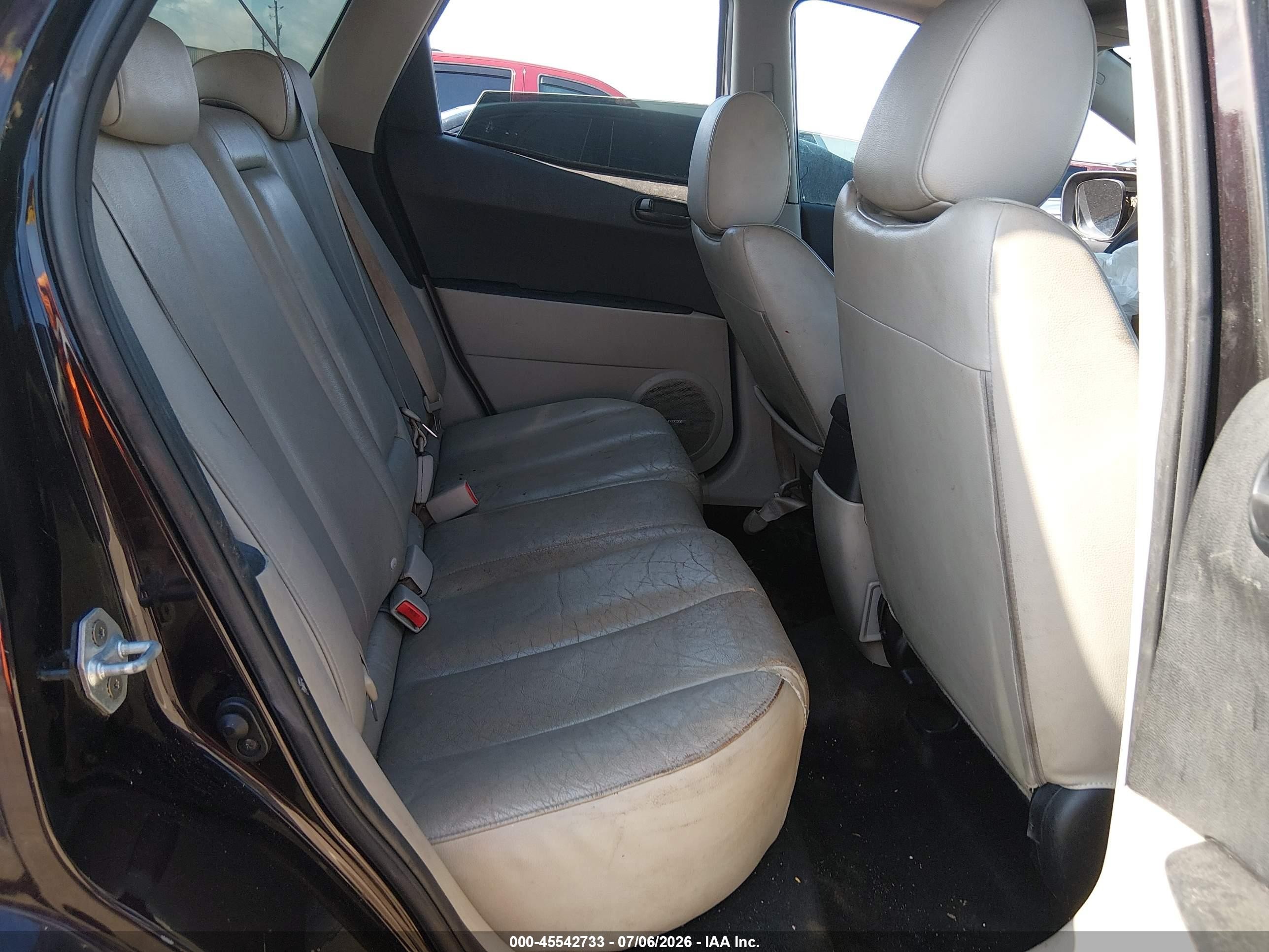 2008 Mazda Cx-7 Touring Black vin: JM3ER29L180185831