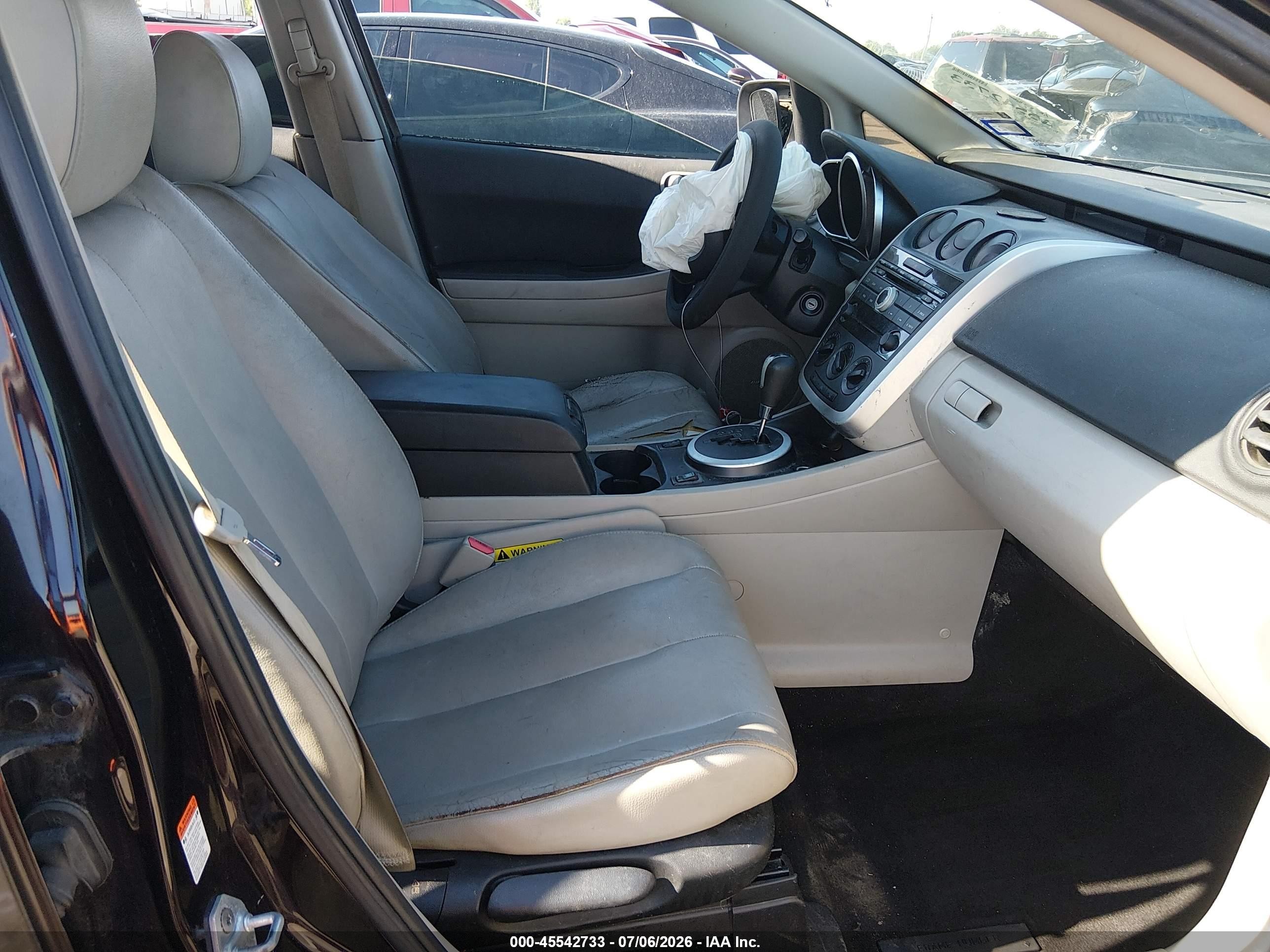 2008 Mazda Cx-7 Touring Black vin: JM3ER29L180185831
